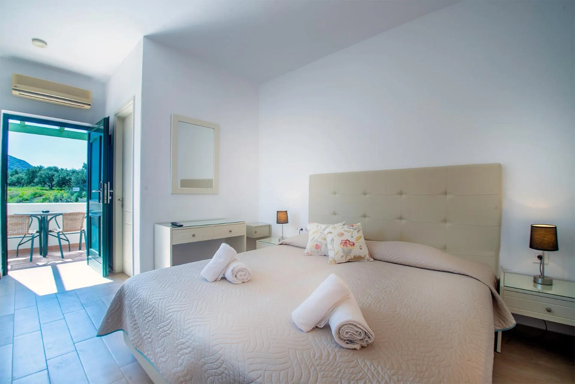 Bed in Palatia Village Hotel Apartments