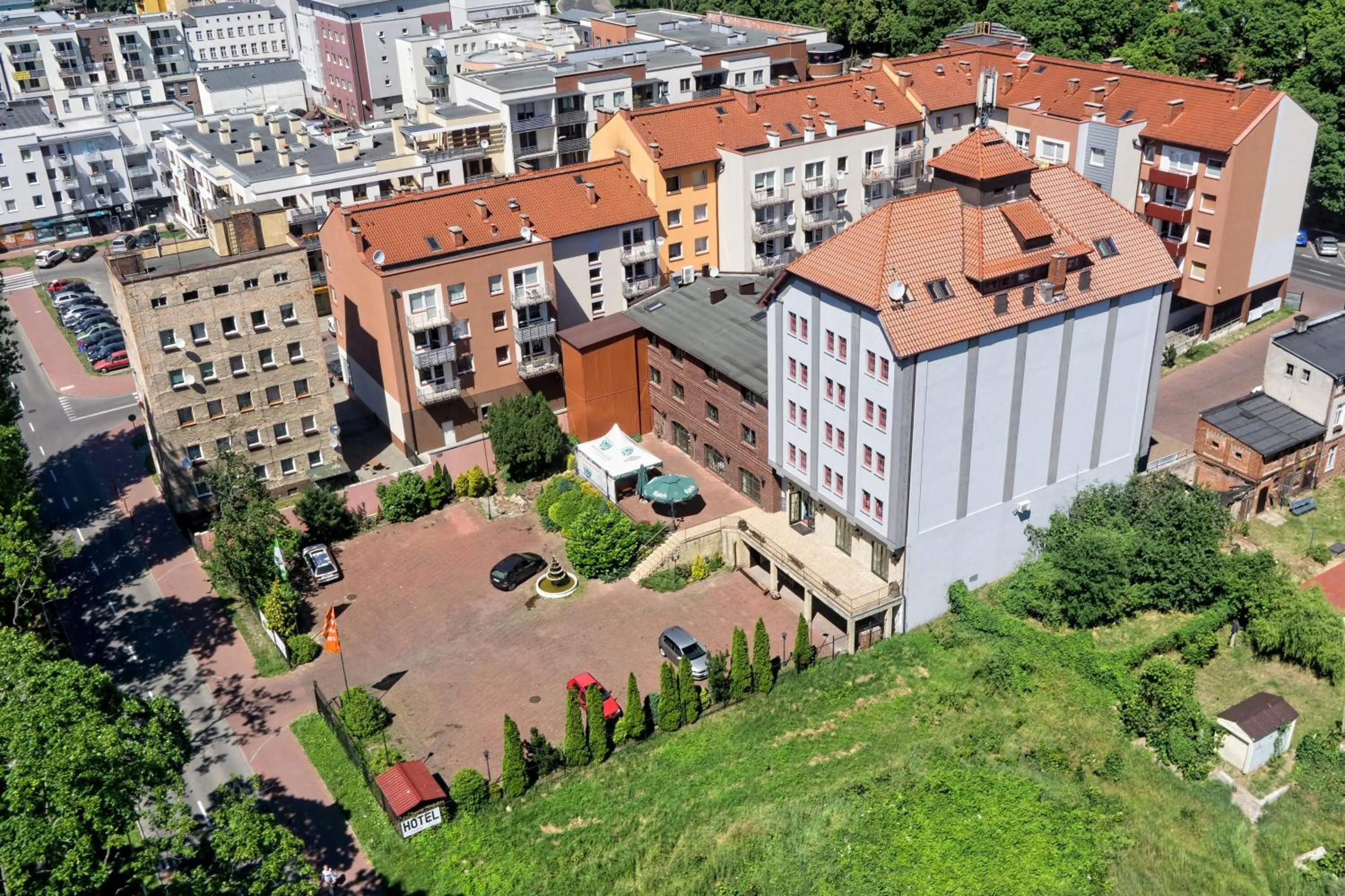 Bird's eye view in Hotel Spichlerz