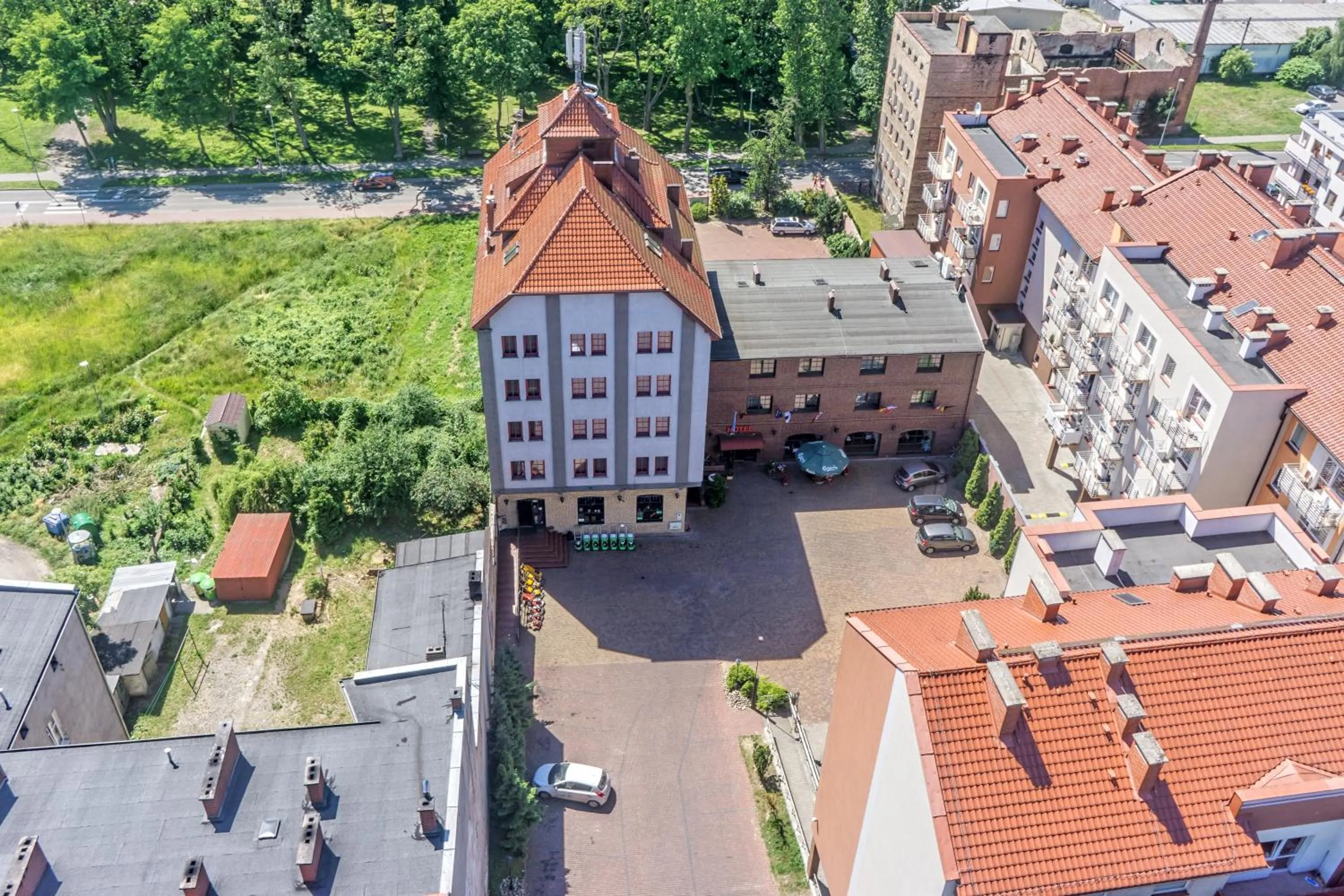 Bird's eye view in Hotel Spichlerz