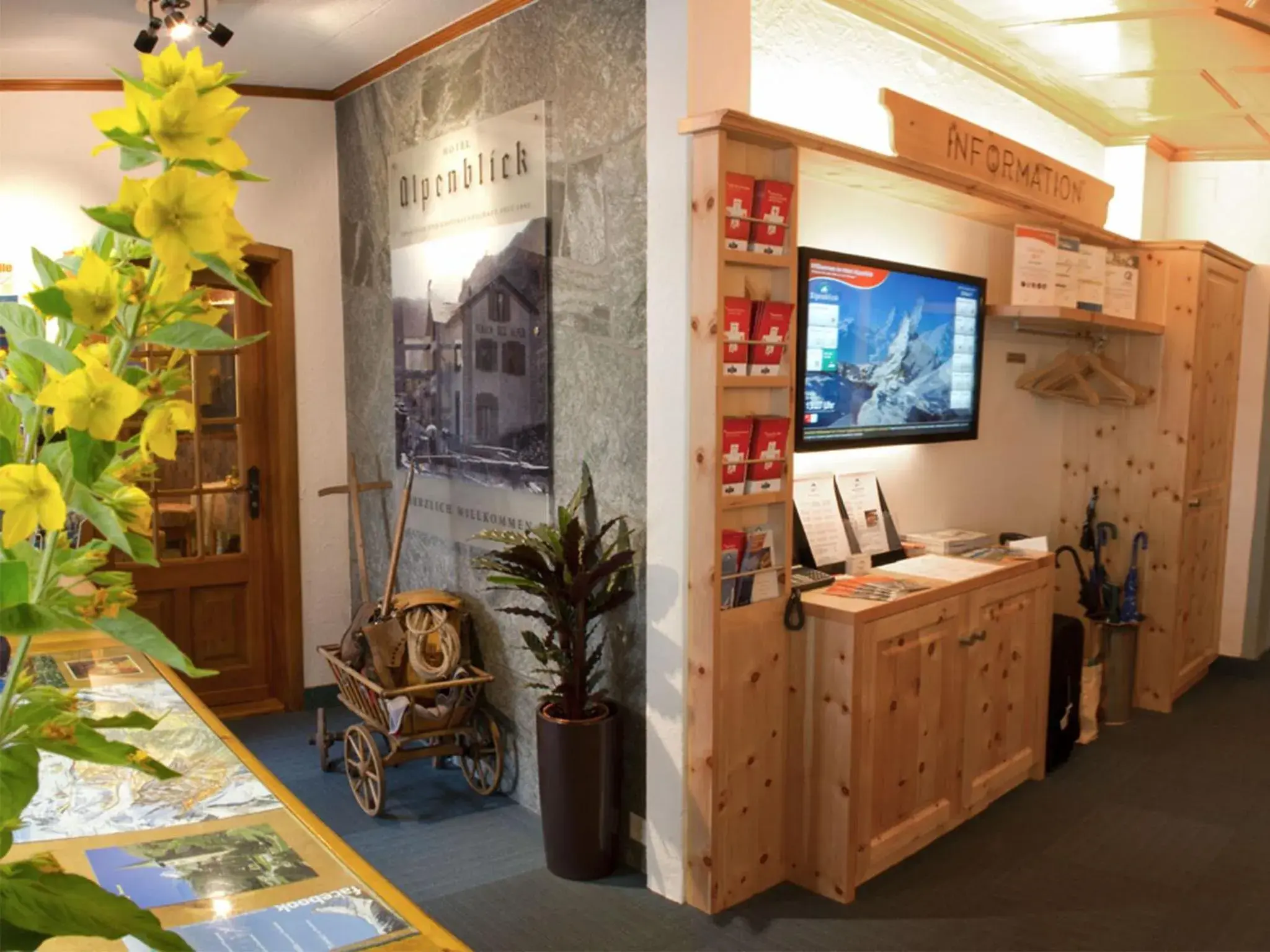 Lobby or reception in Alpenblick Lobby or reception in Alpenblick