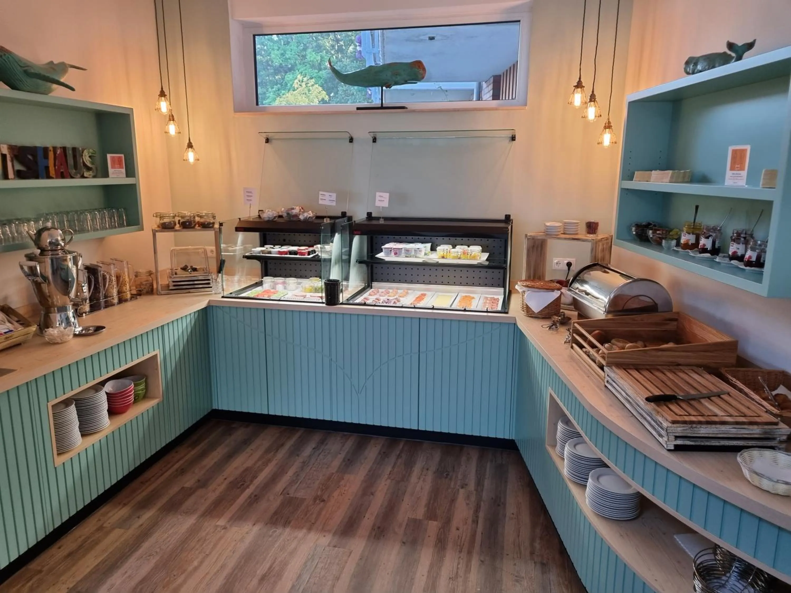 Buffet breakfast in Hotel Restaurant Bootshaus