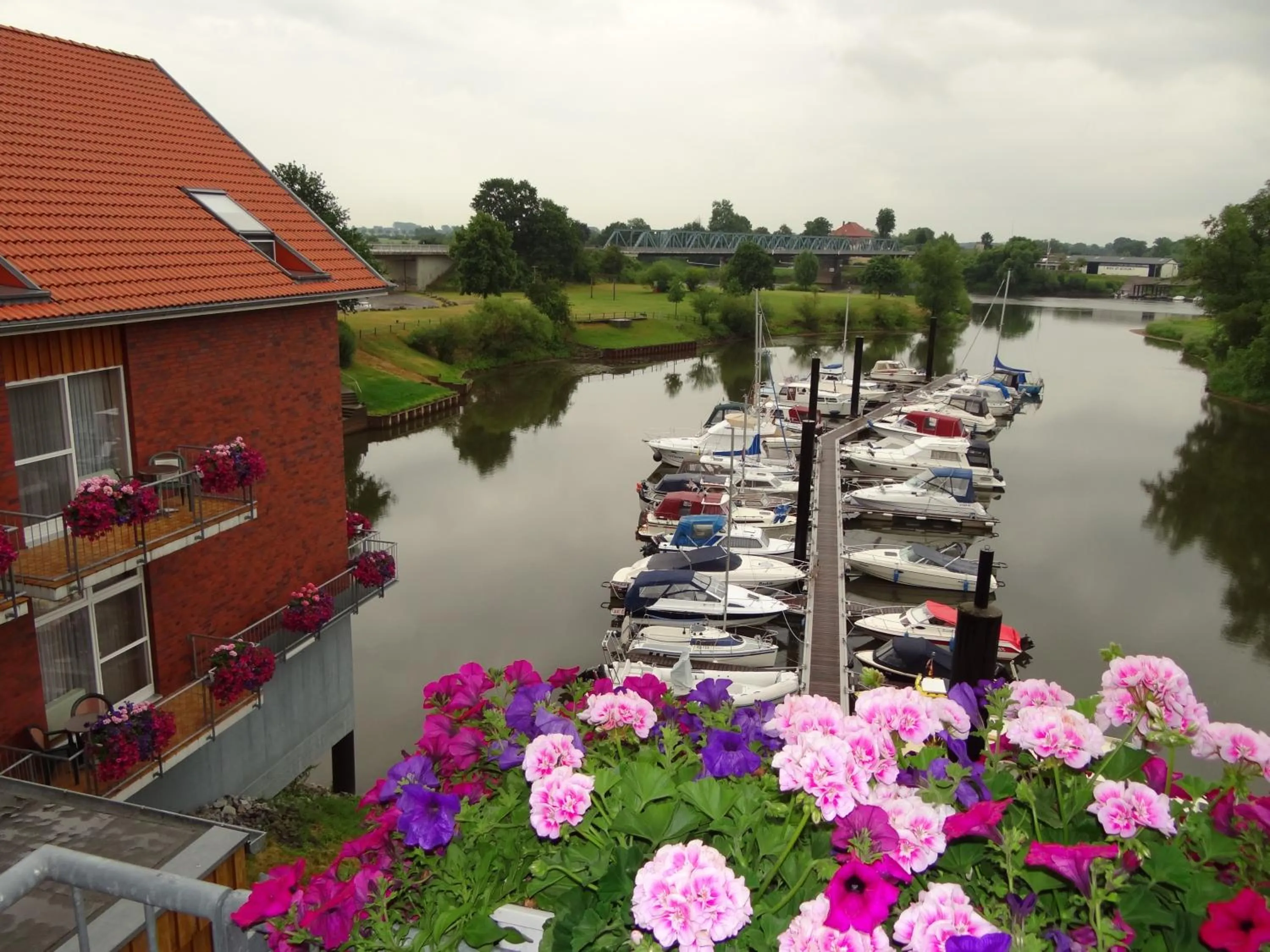 River view in Hotel Restaurant Bootshaus