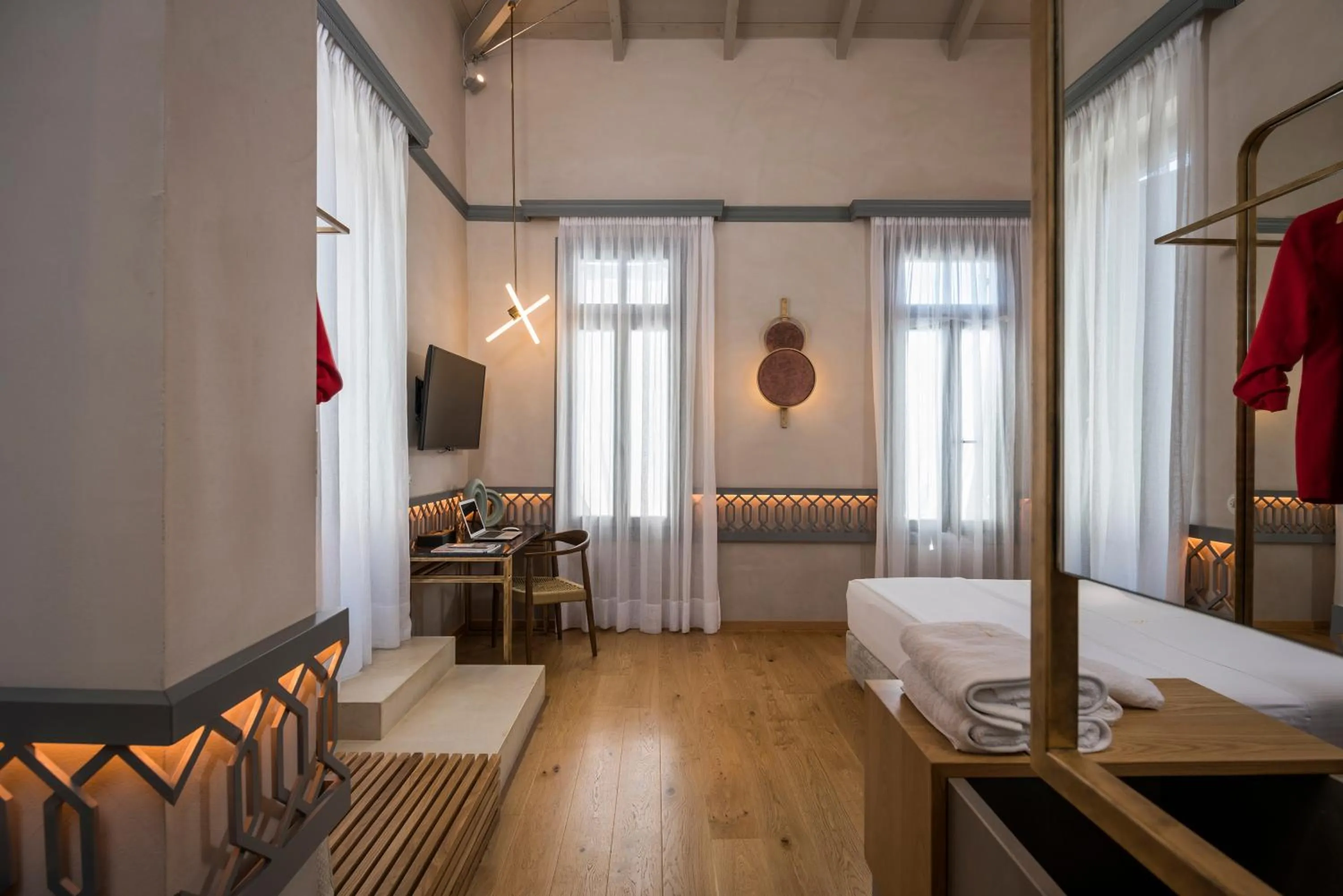 Bathroom, Bed in Scala de Faro