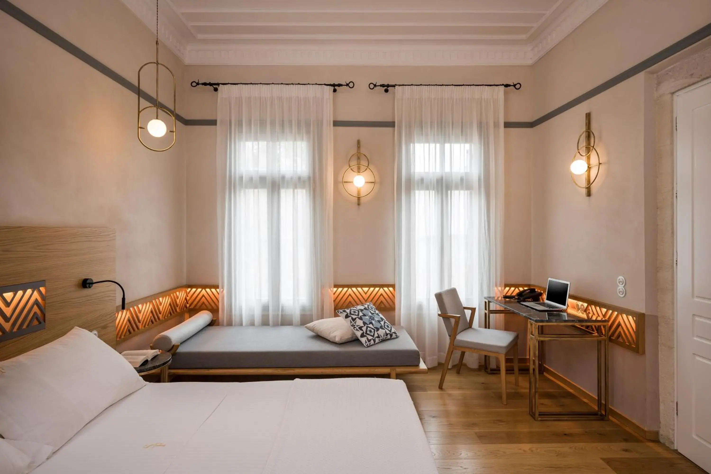 Seating area, Bed in Scala de Faro Seating area, Bed in Scala de Faro