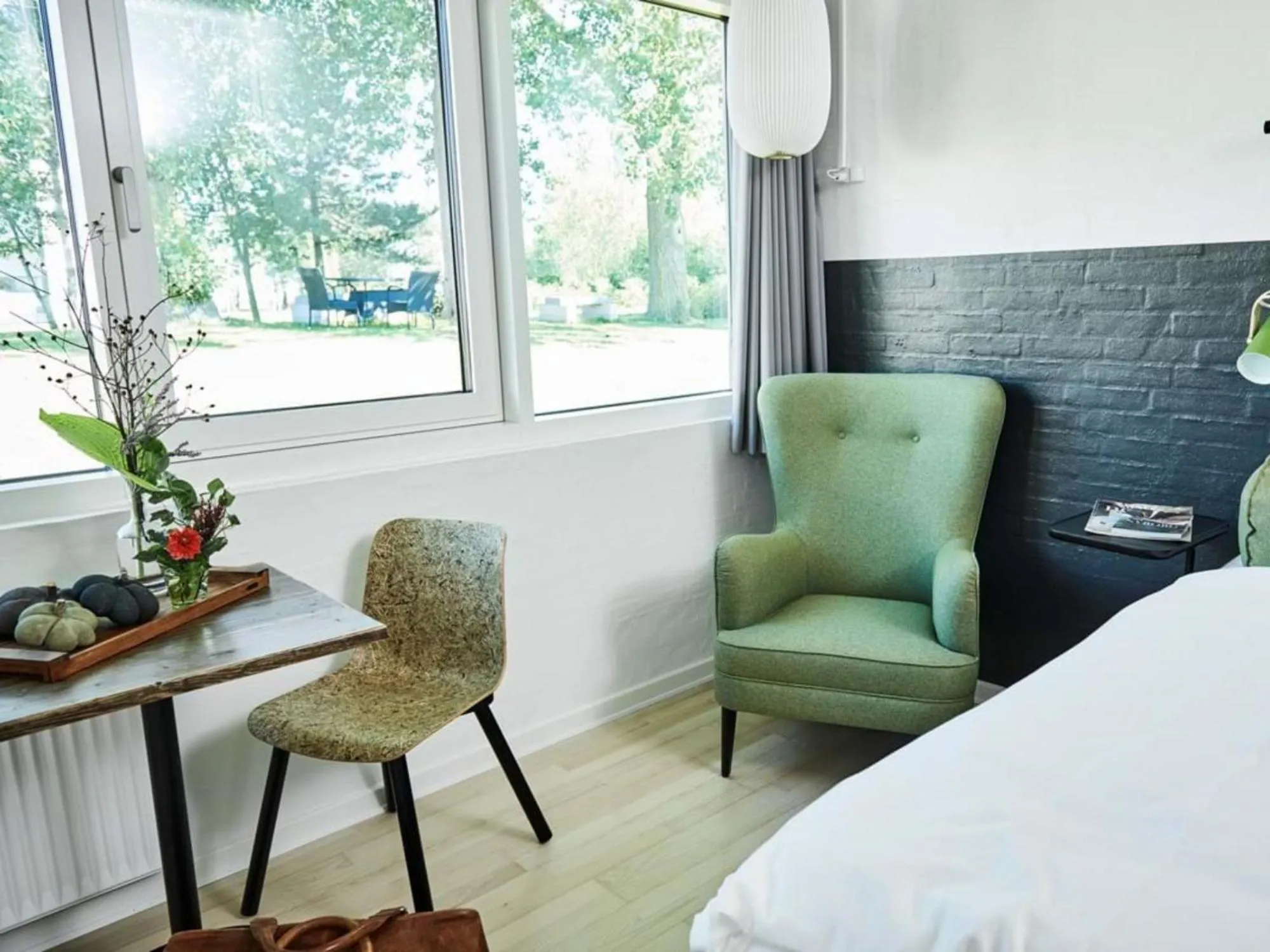 Decorative detail, Bed in Storebælt Sinatur Hotel & Konference