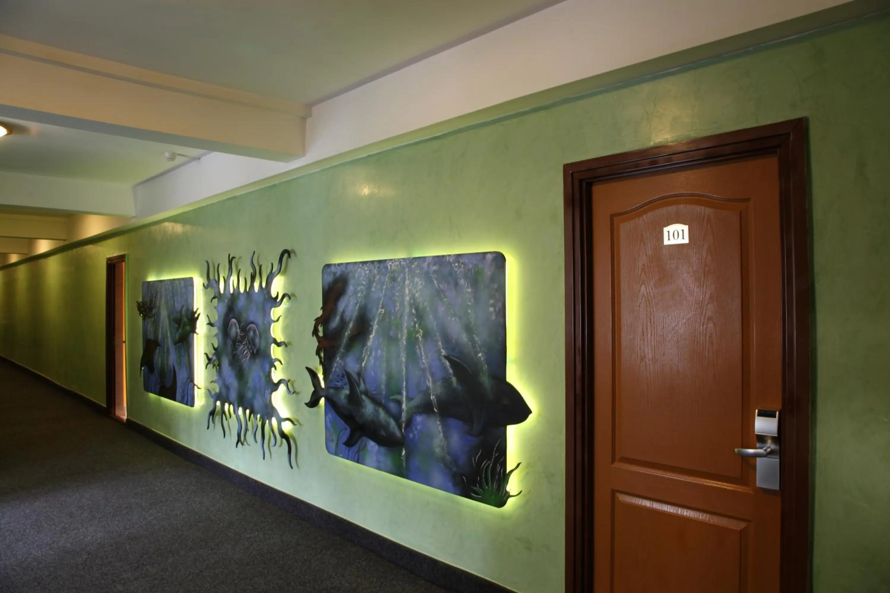 Decorative detail in Hotel Central