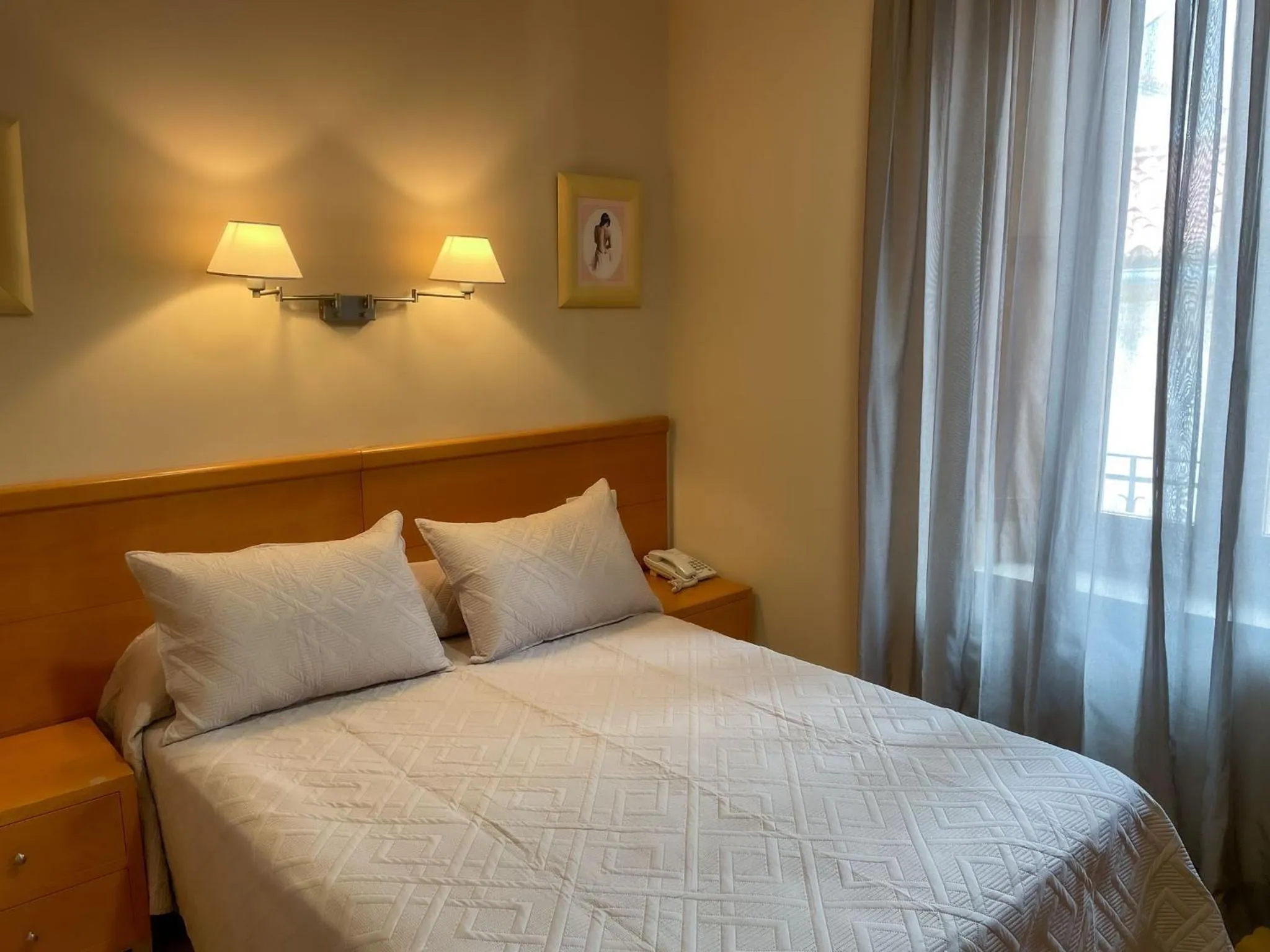 Bed in Hotel Castilla