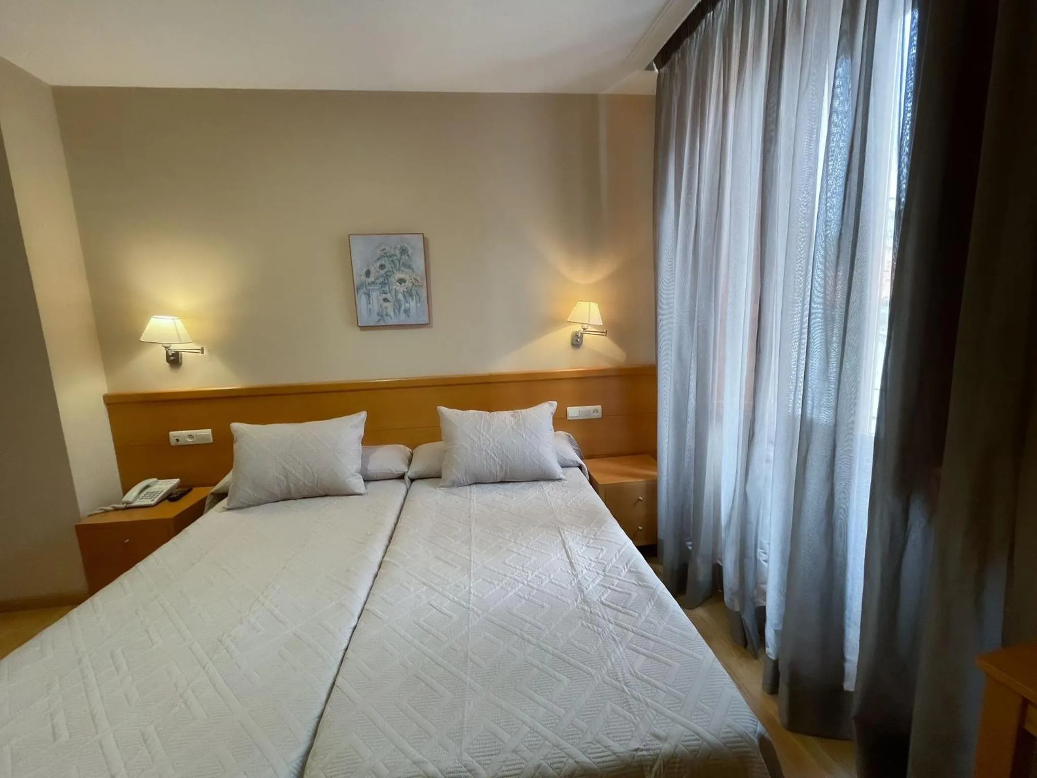 Bed in Hotel Castilla