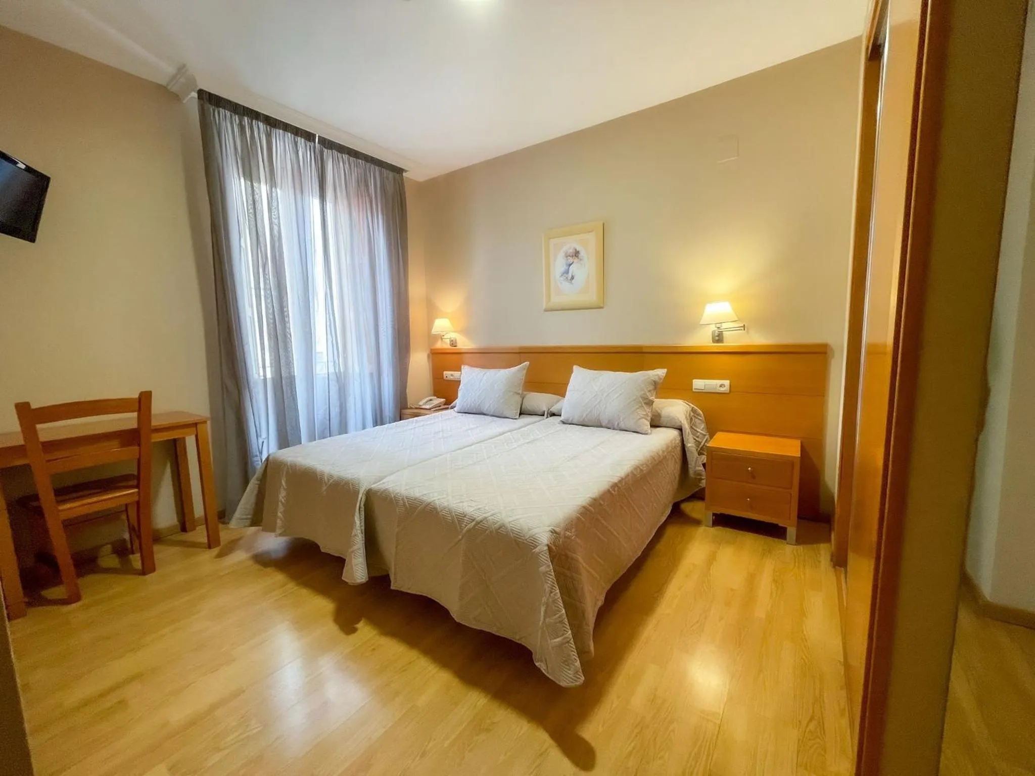 Bed in Hotel Castilla