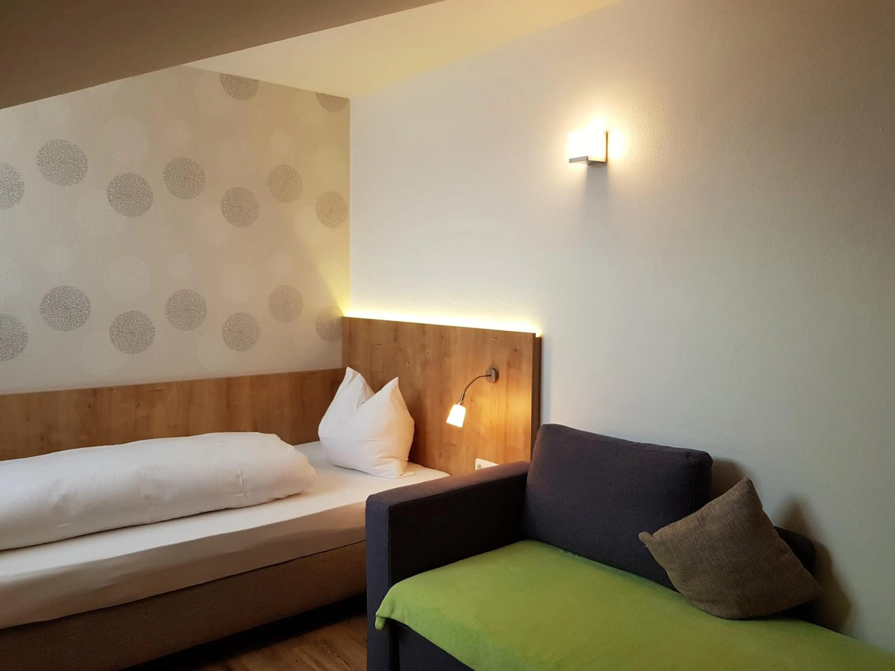 Bed in Apparthotel Garni Superior Simsseeblick