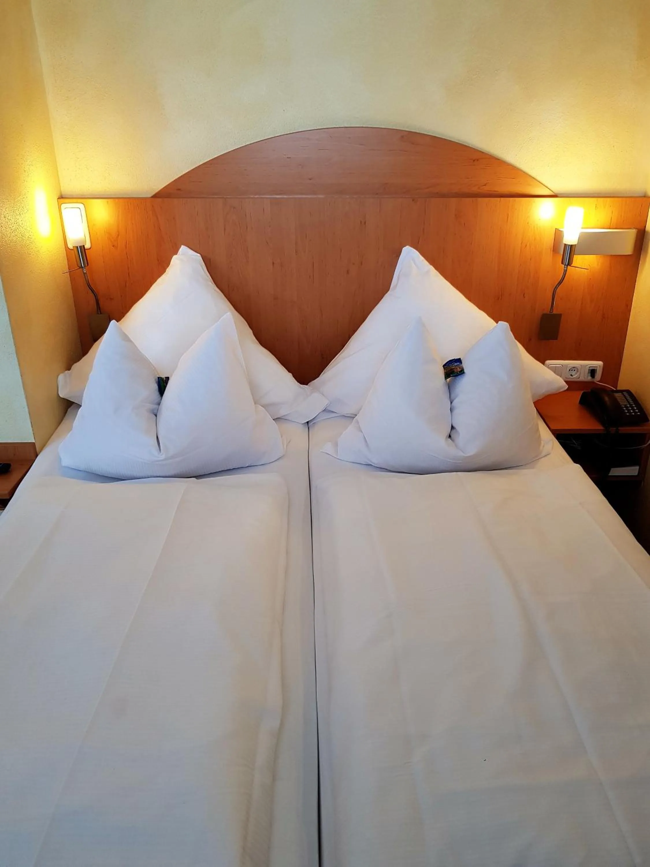 Bed in Apparthotel Garni Superior Simsseeblick