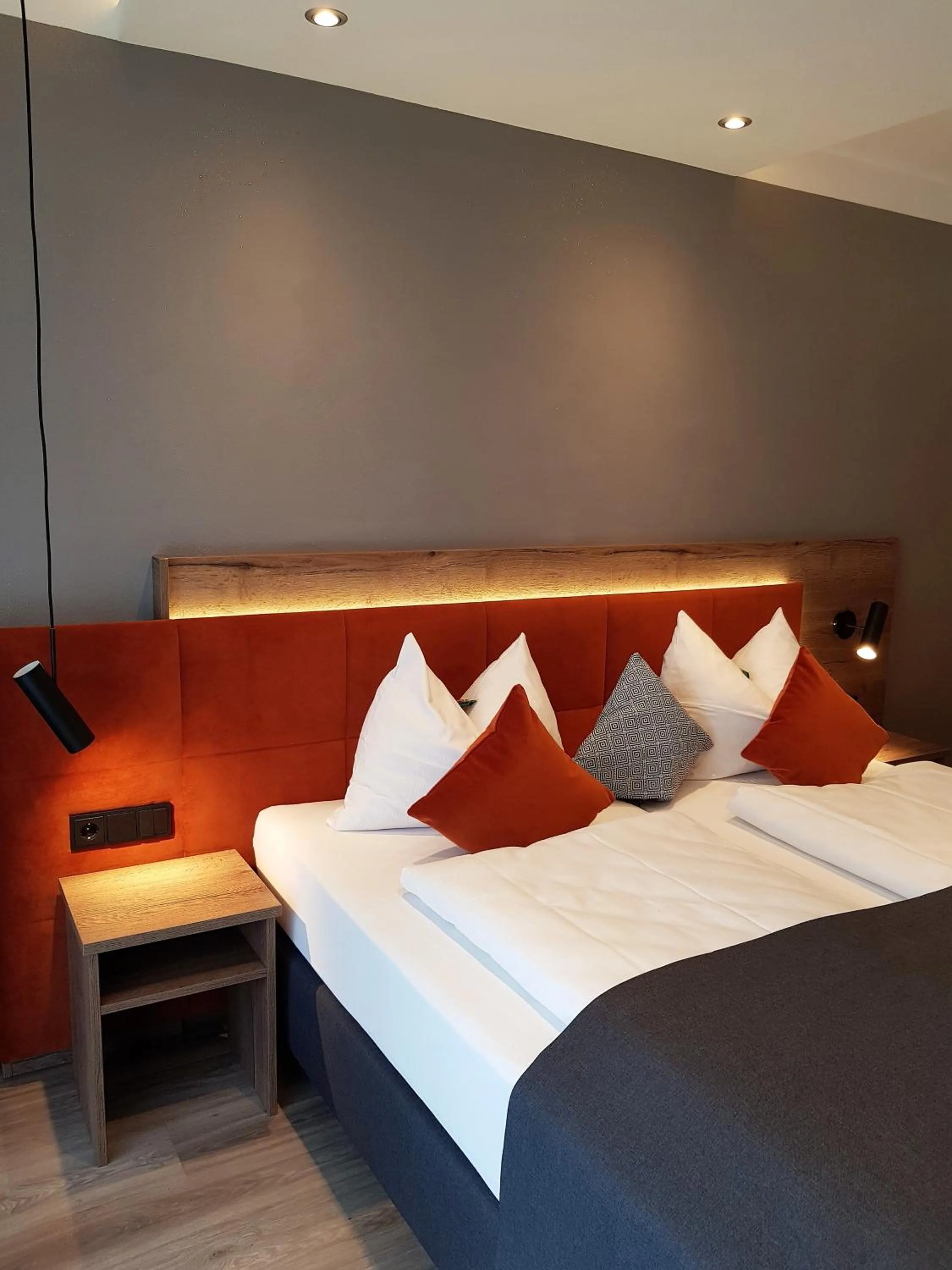 Bed in Apparthotel Garni Superior Simsseeblick