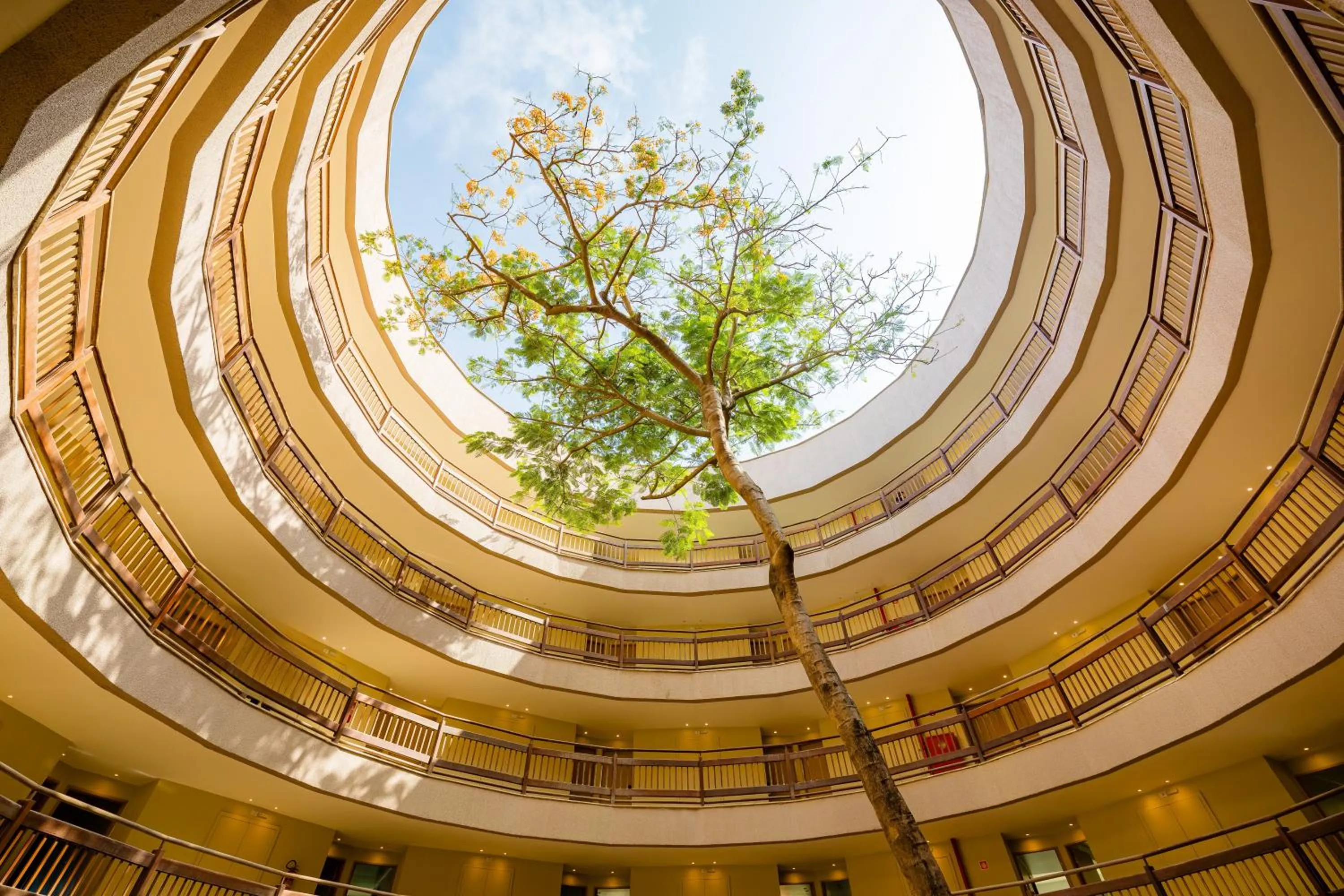Inner courtyard view in Costeira Palace Beach Resort All Inclusive