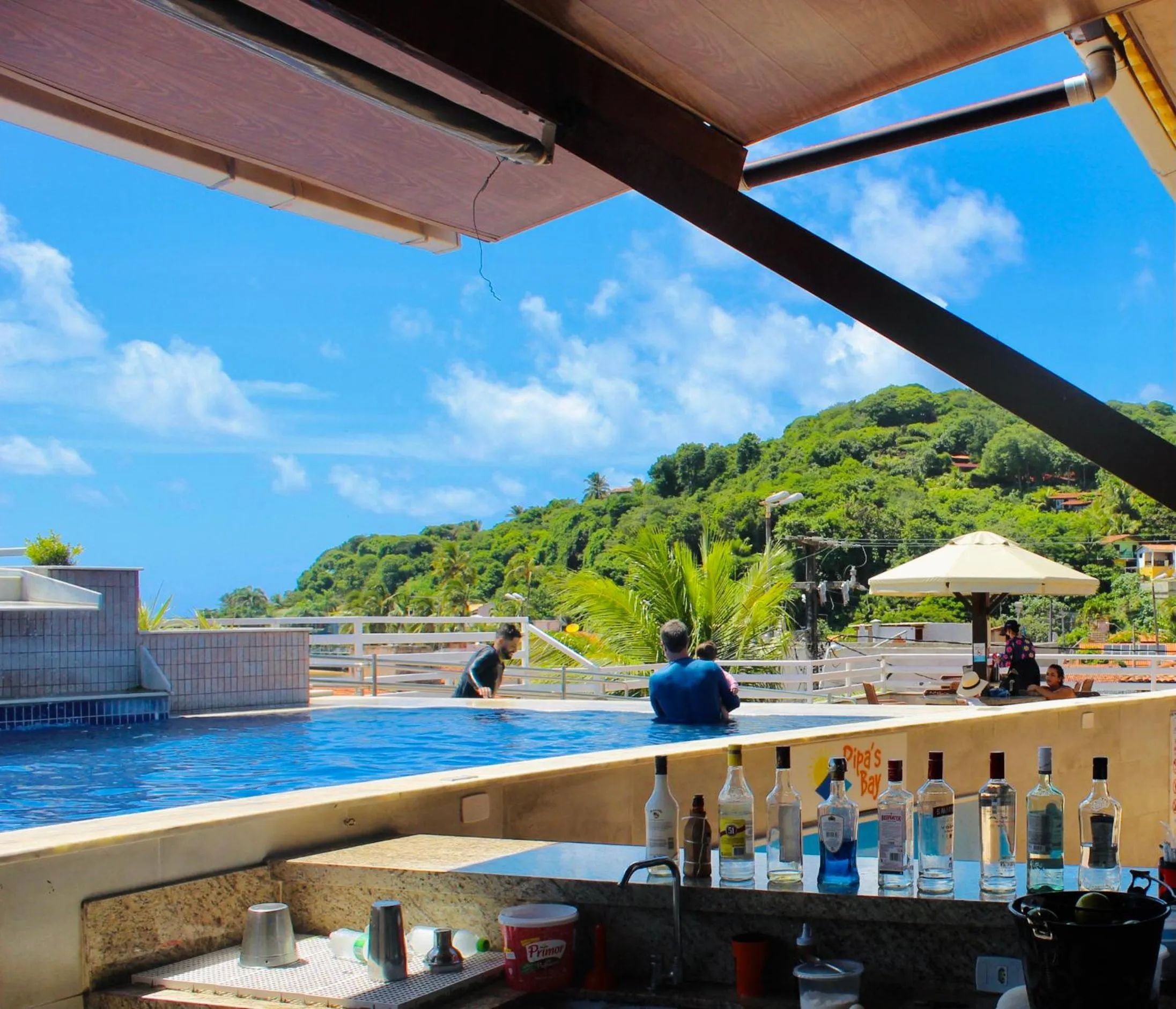 Swimming pool in Pipas Bay