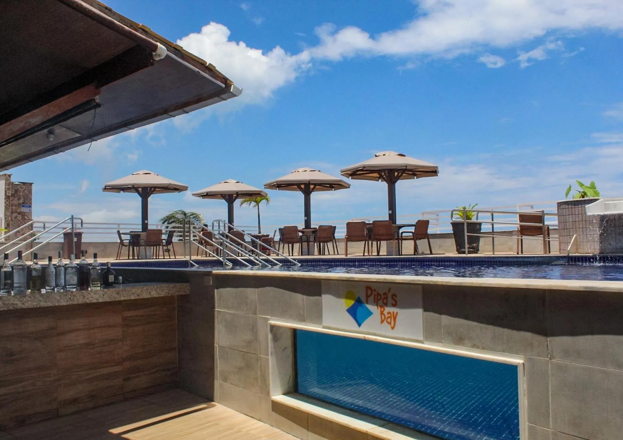 Swimming pool in Pipas Bay