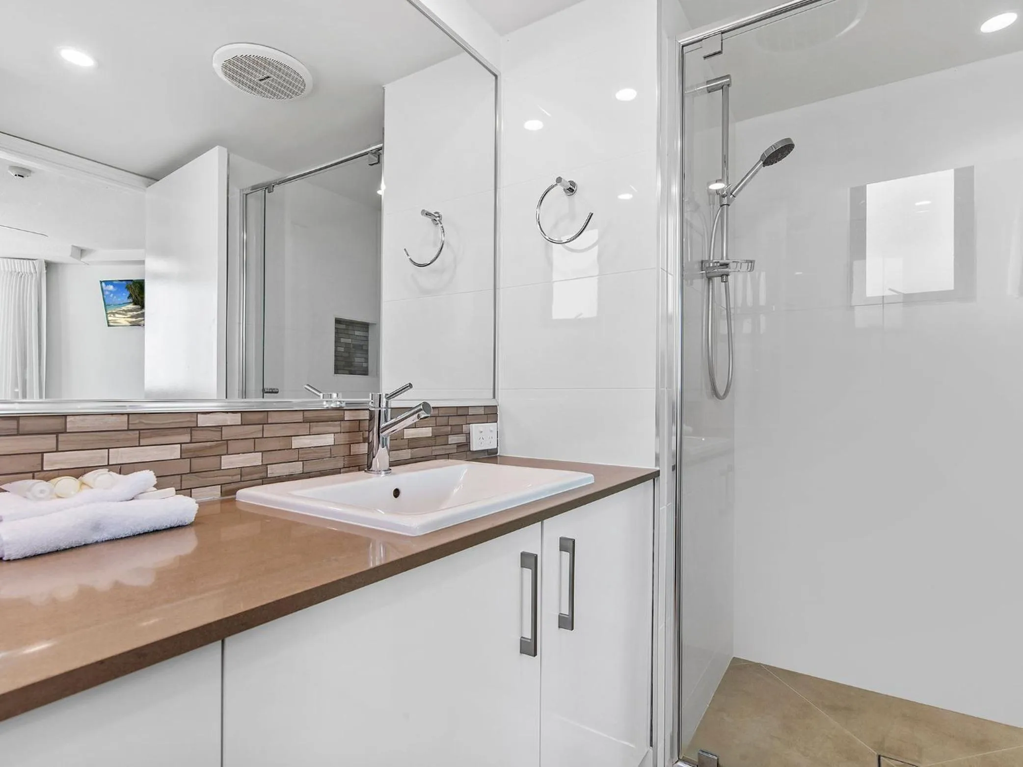 Shower in Peninsular Beachfront Resort