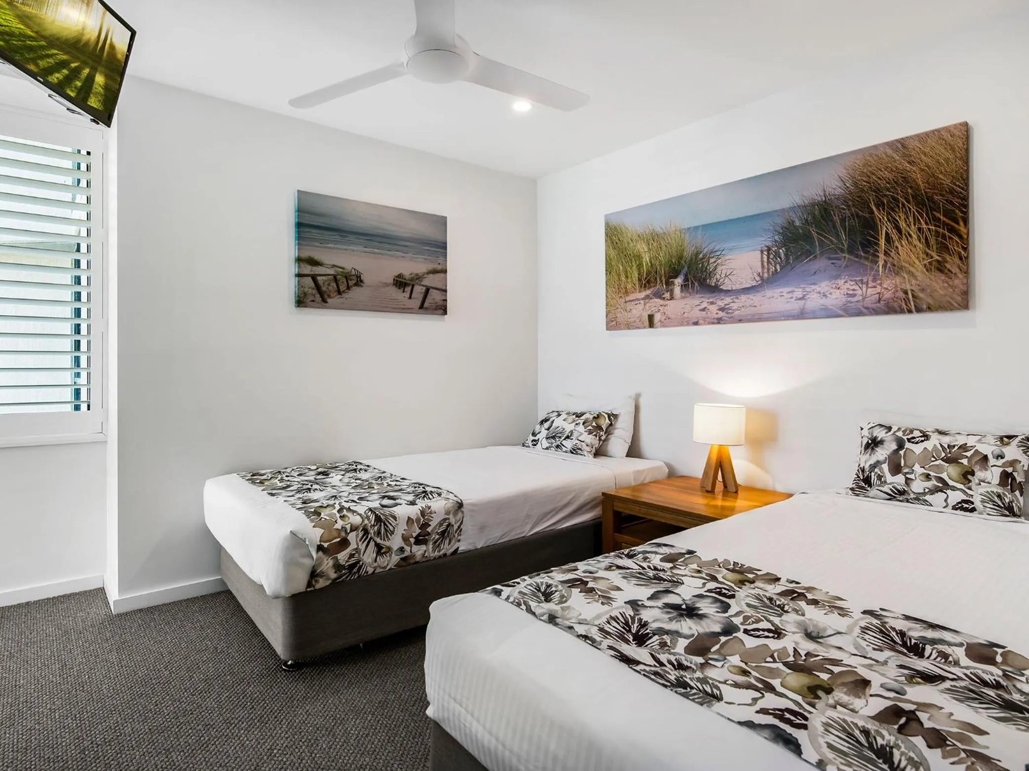 Bed in Peninsular Beachfront Resort