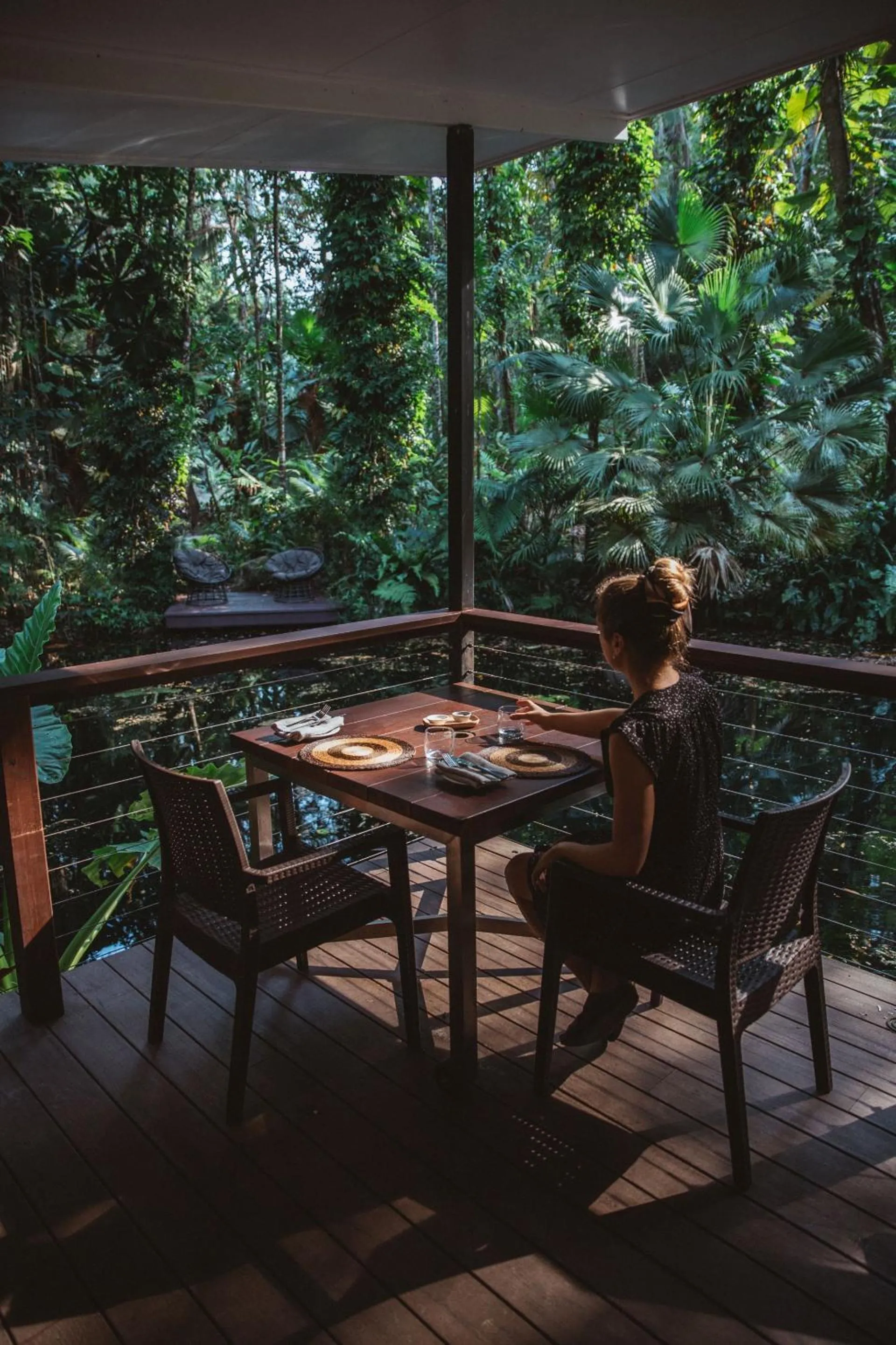 Dining area in Daintree Ecolodge