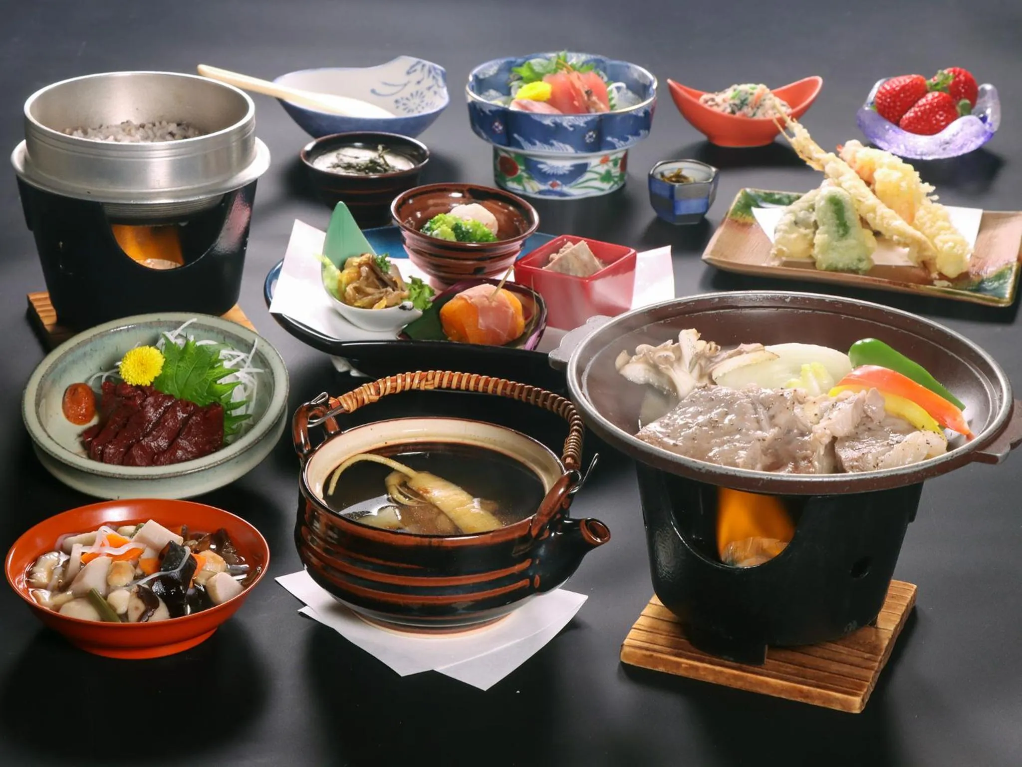 Meals in Niitsuru Onsen Nda