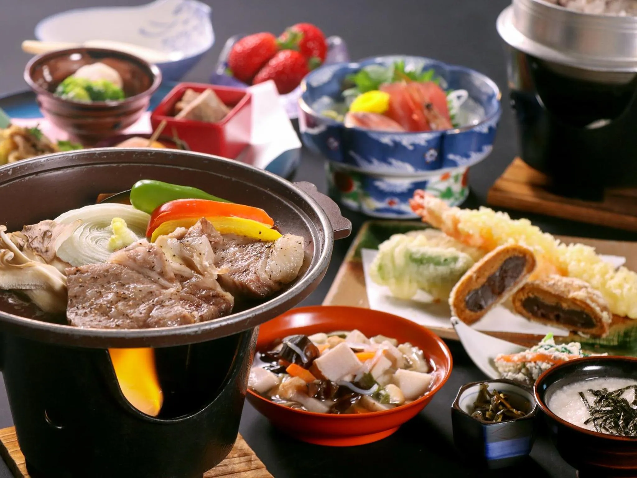 Food close-up in Niitsuru Onsen Nda