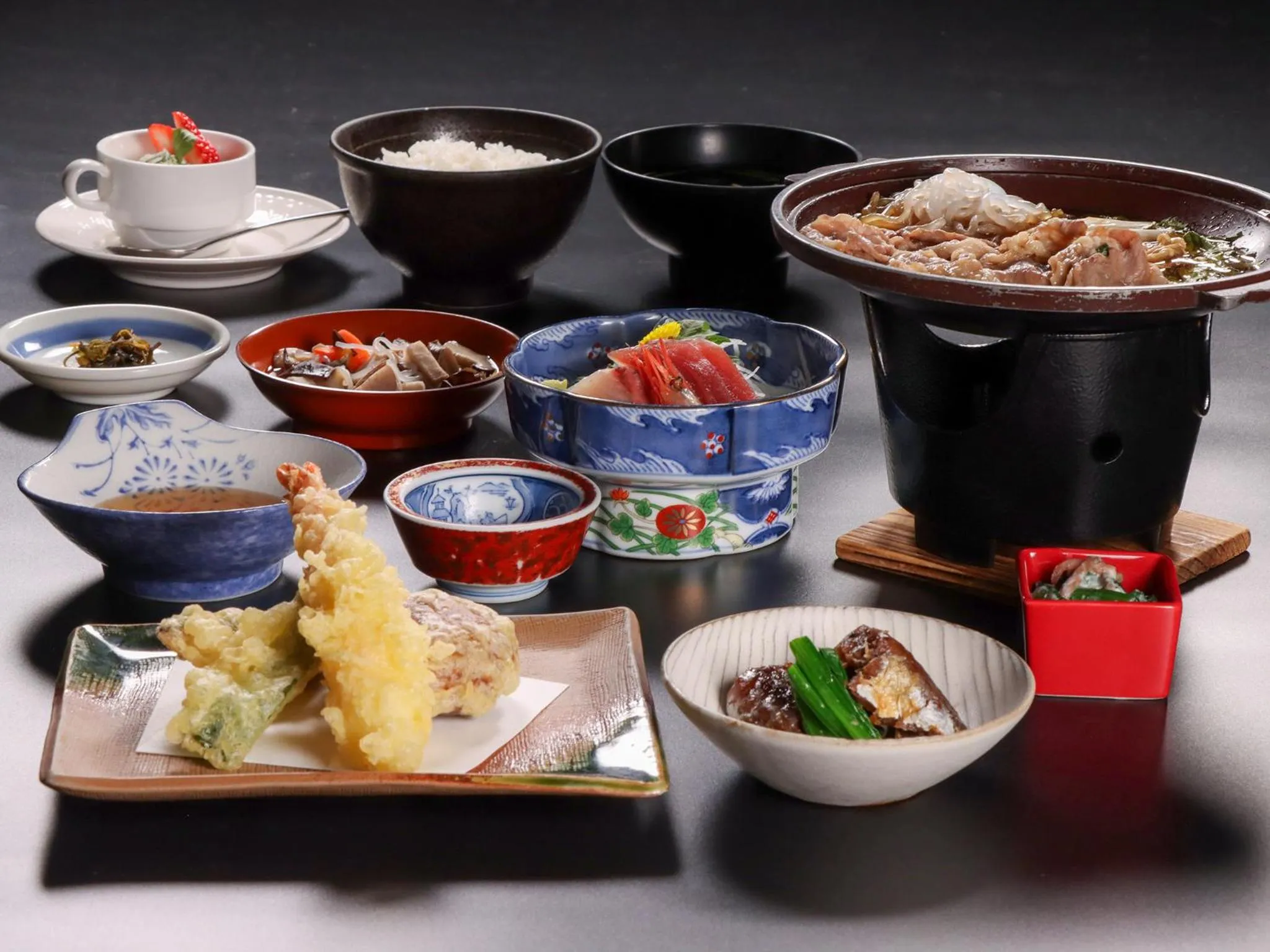 Food close-up in Niitsuru Onsen Nda