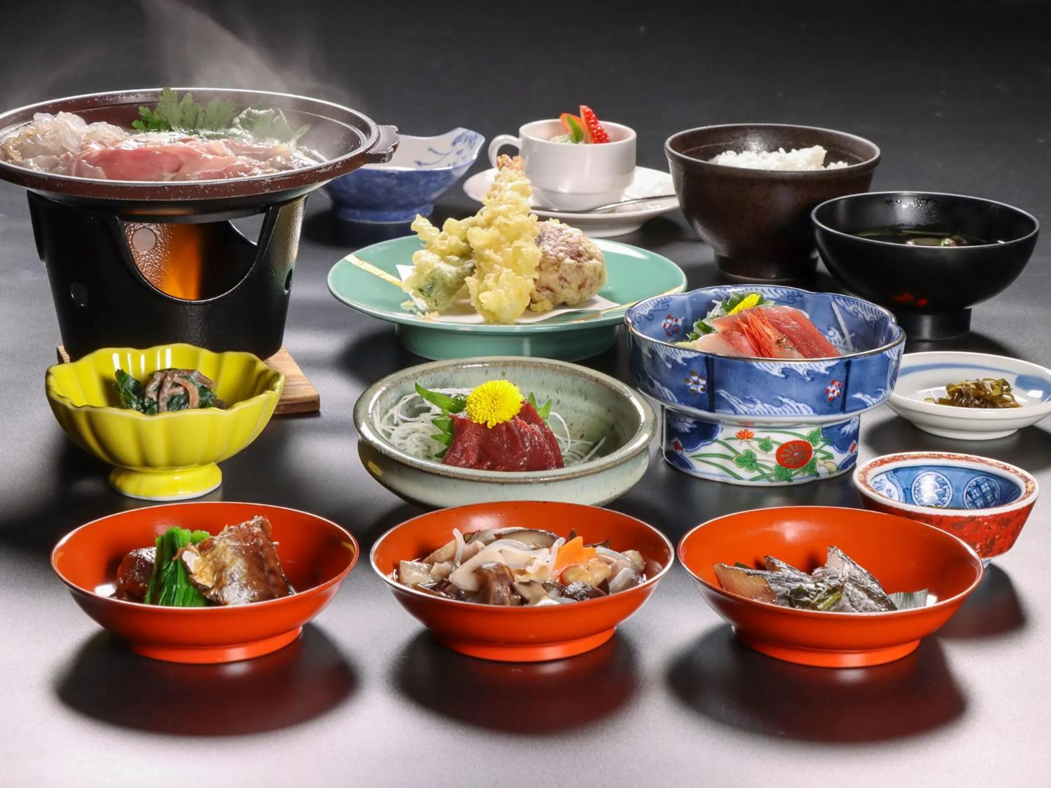 Meals in Niitsuru Onsen Nda