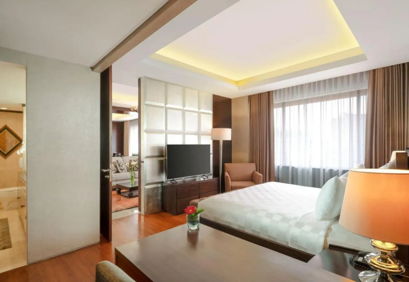 Bed in Hotel Ciputra Semarang managed by Swiss-Belhotel International
