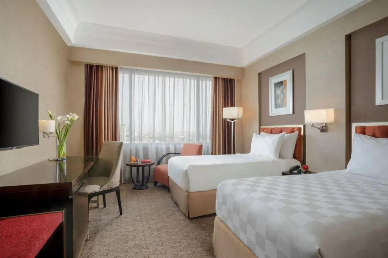 Deluxe Twin Room in Hotel Ciputra Semarang managed by Swiss-Belhotel International Deluxe Twin Room in Hotel Ciputra Semarang managed by Swiss-Belhotel International