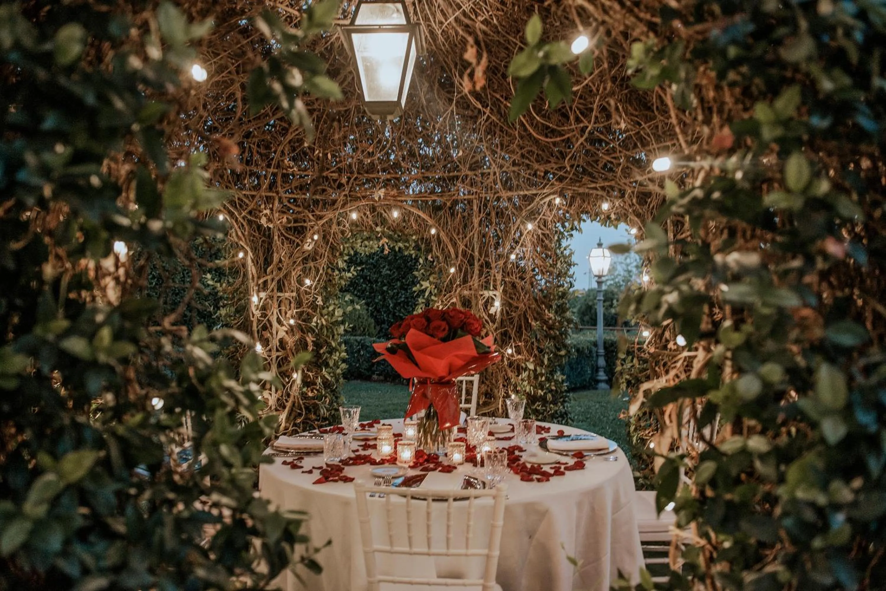 Garden view in Relais Castello Bevilacqua