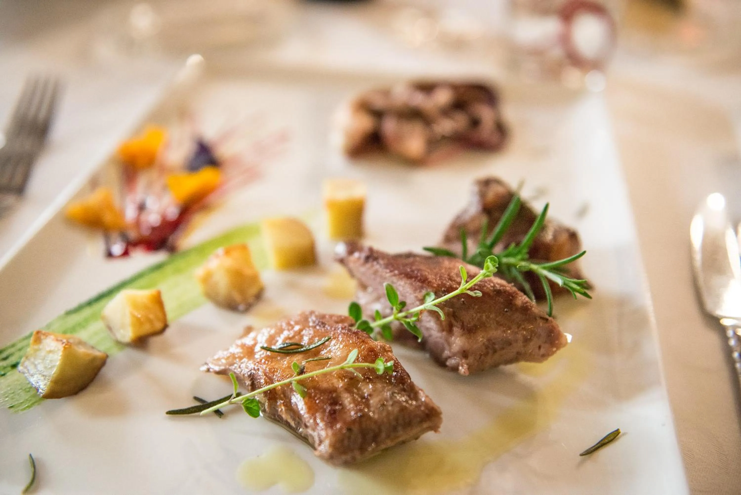 Food and drinks in Relais Castello Bevilacqua