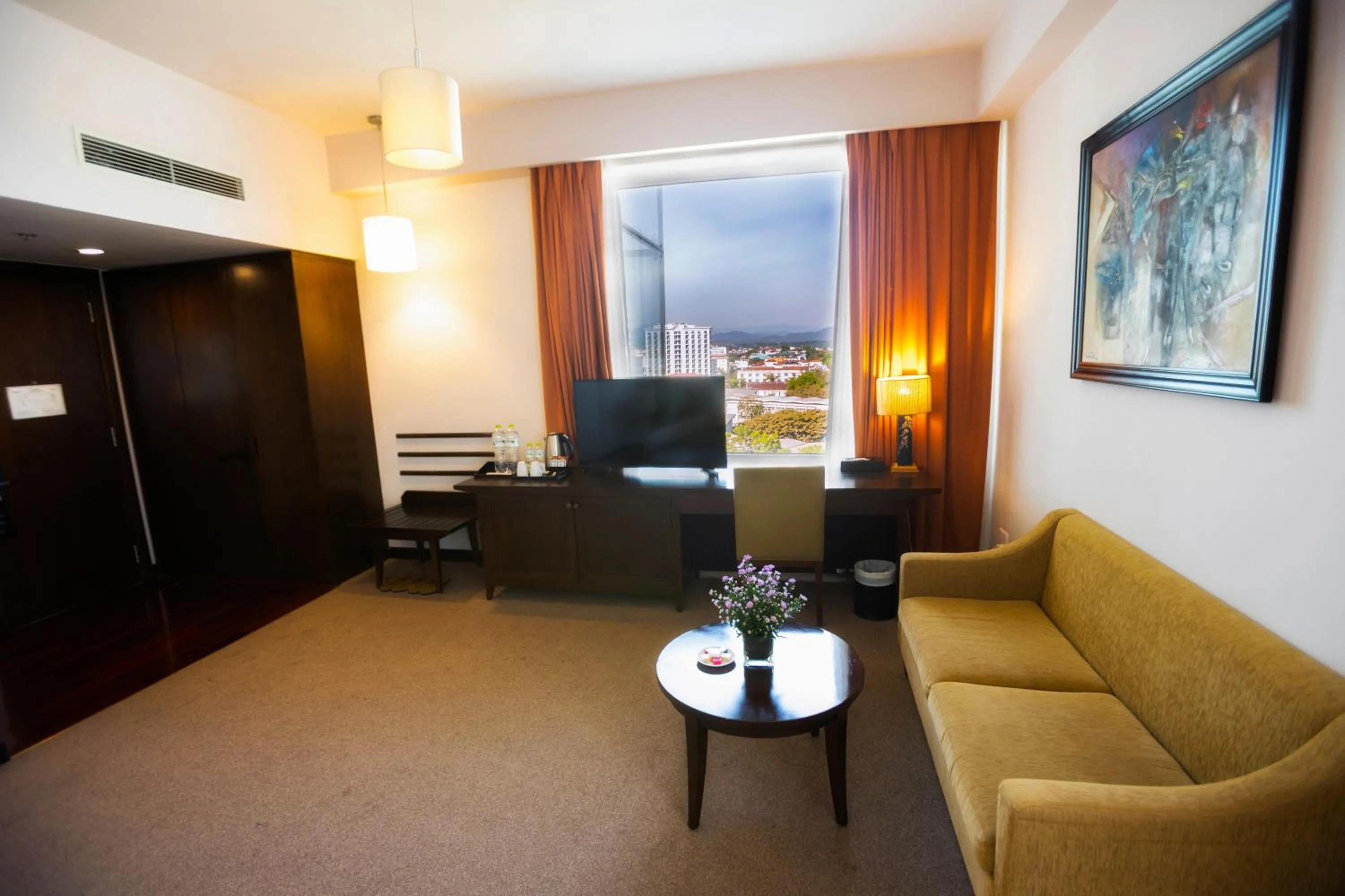 Seating area in Muong Thanh Holiday Hue Hotel