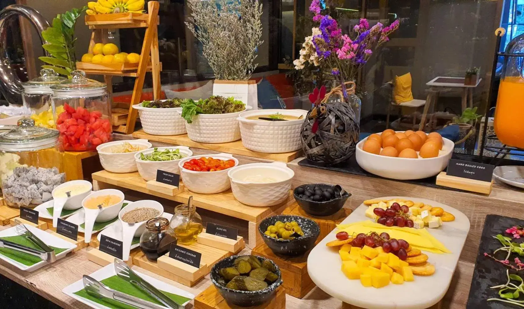 Breakfast in The Rock Hua Hin Beachfront Spa Resort Breakfast in The Rock Hua Hin Beachfront Spa Resort