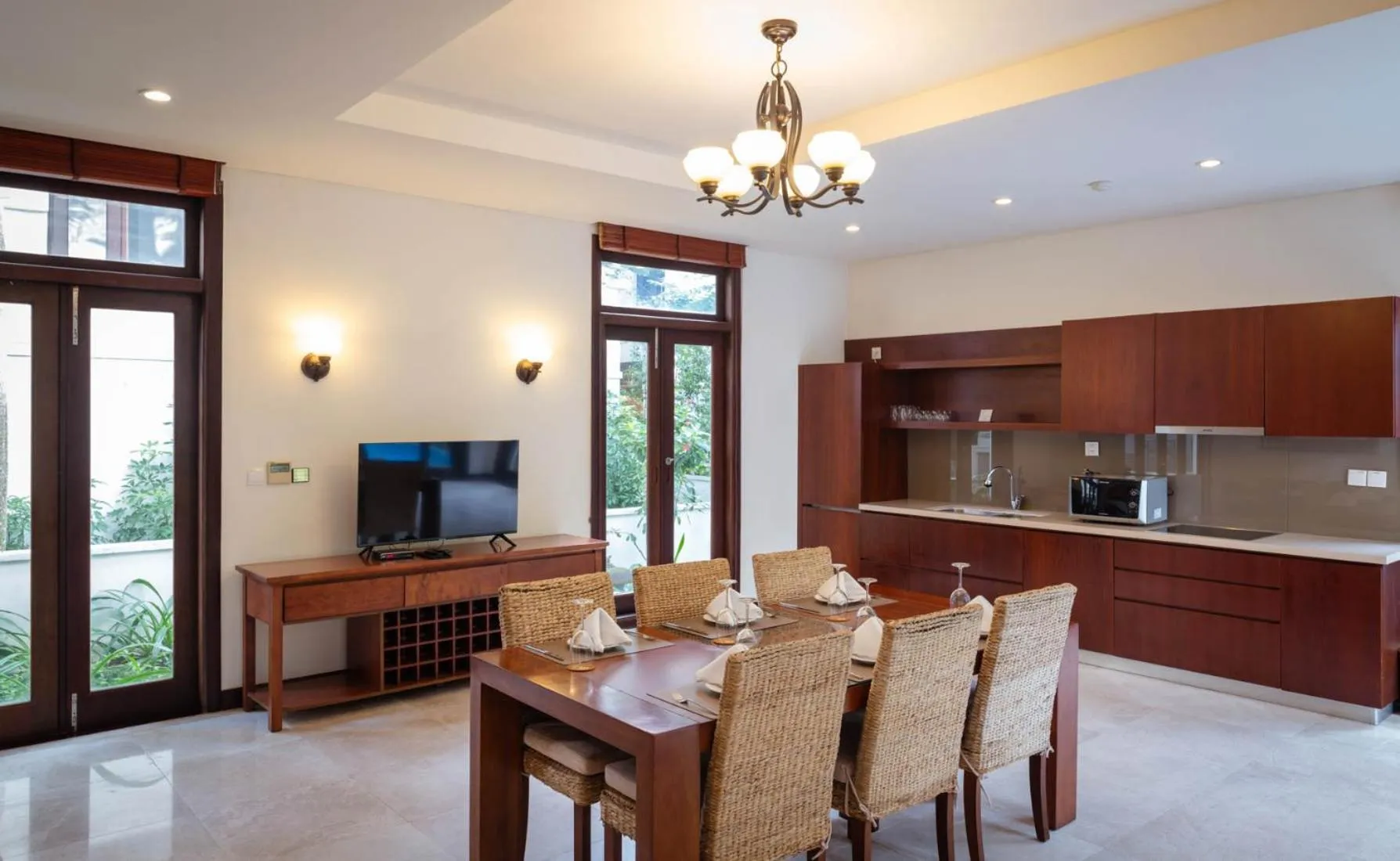 kitchen in Furama Resort Danang