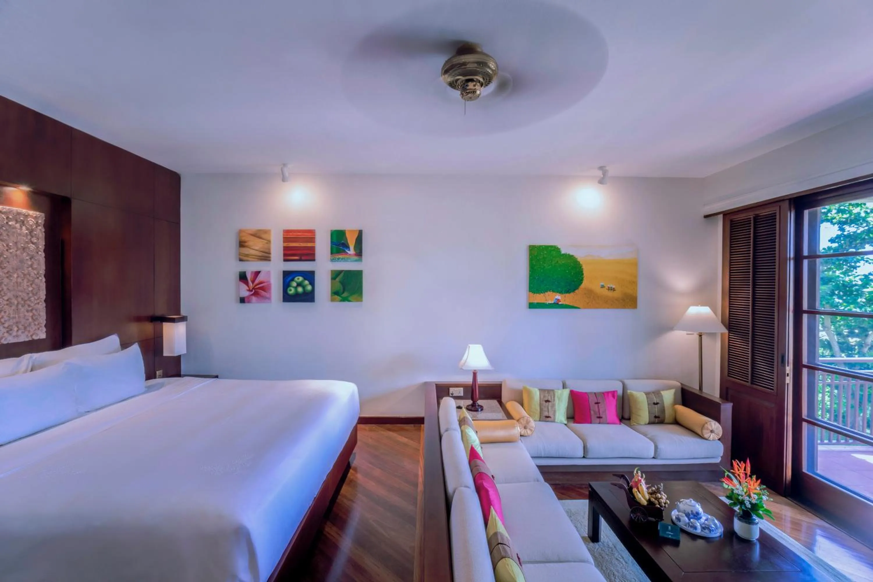 Bed in Furama Resort Danang