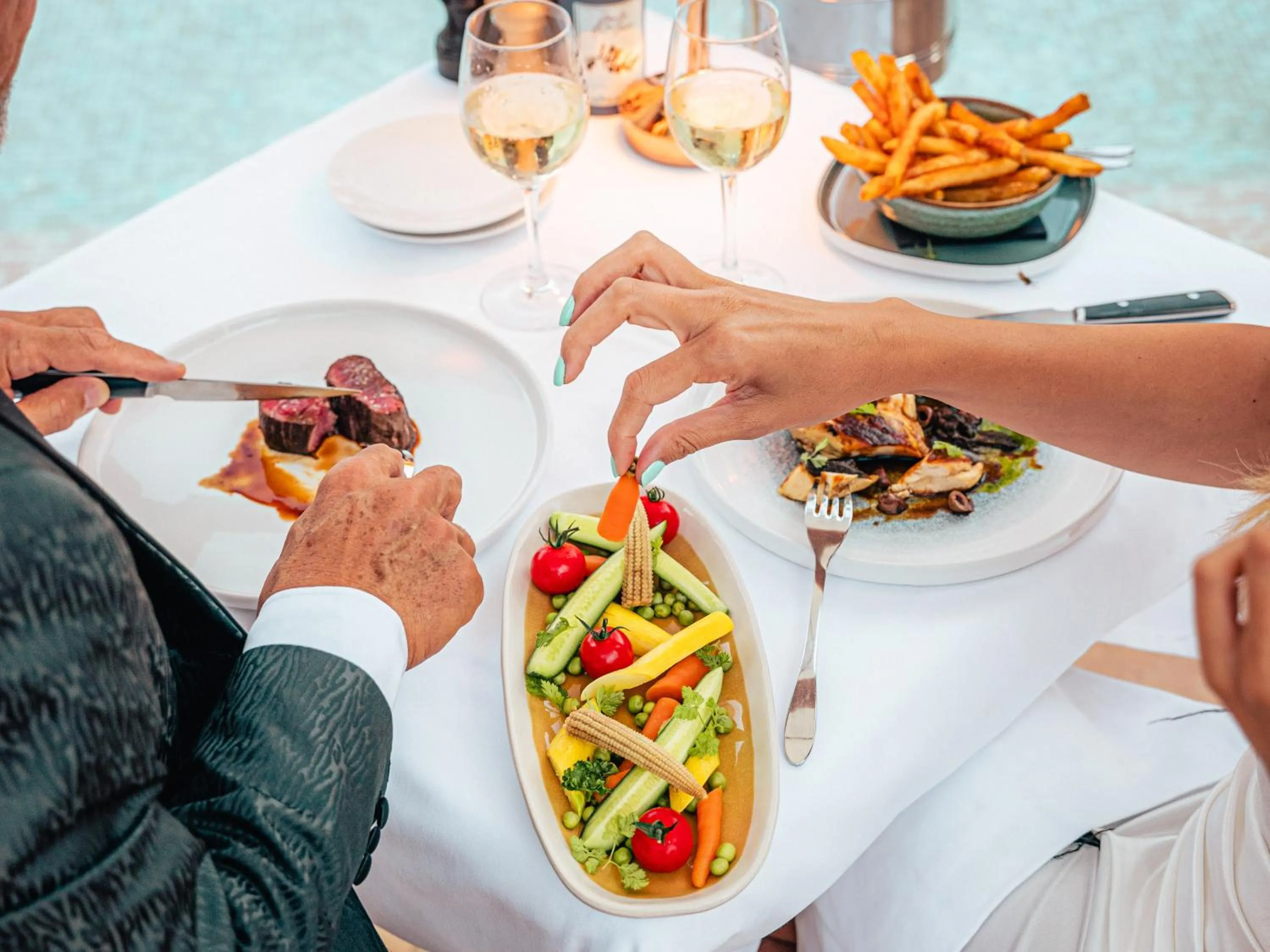 Dinner in Domaine de l'Astragale