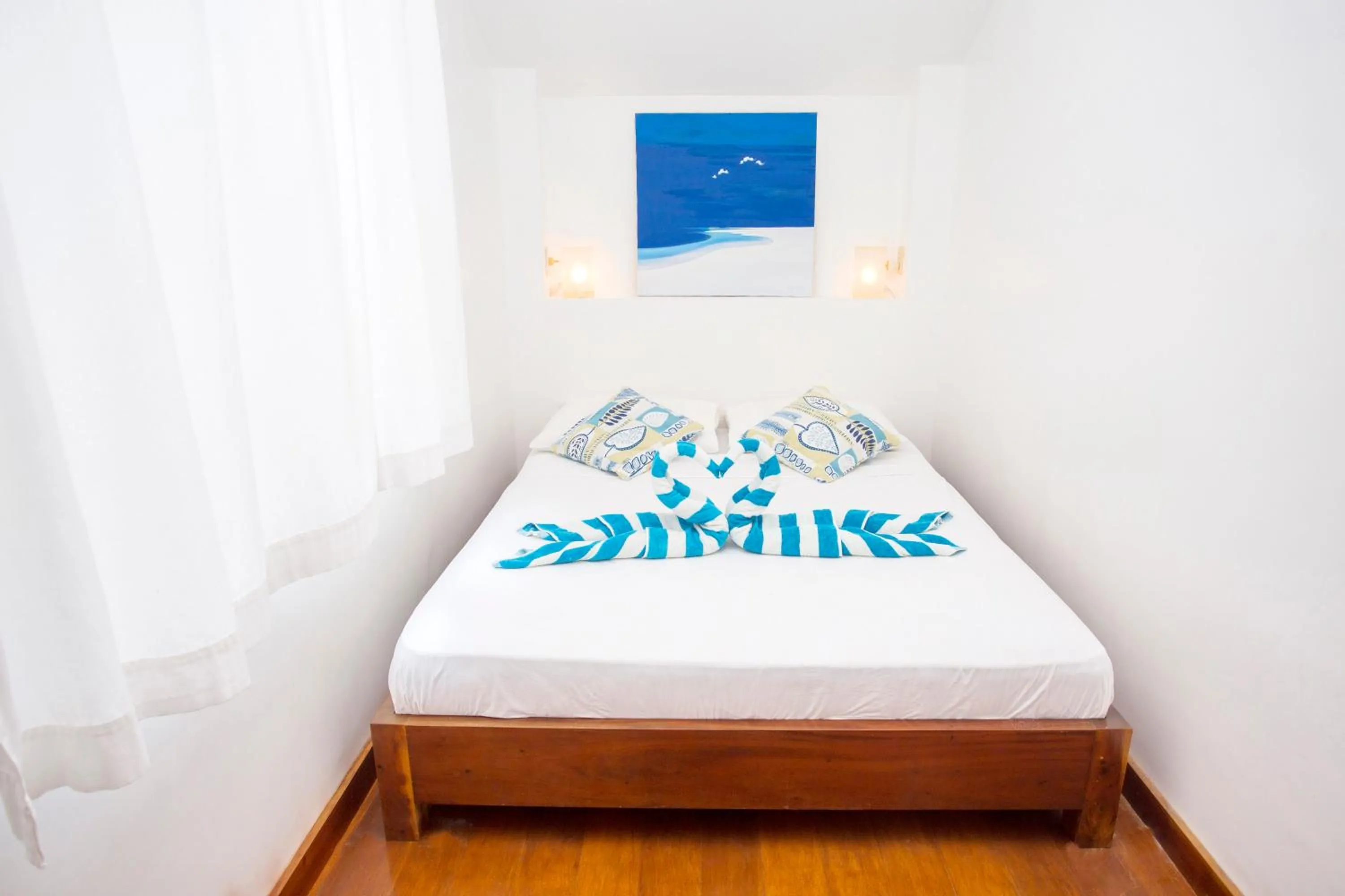 Bed in Mabuhay Beach House