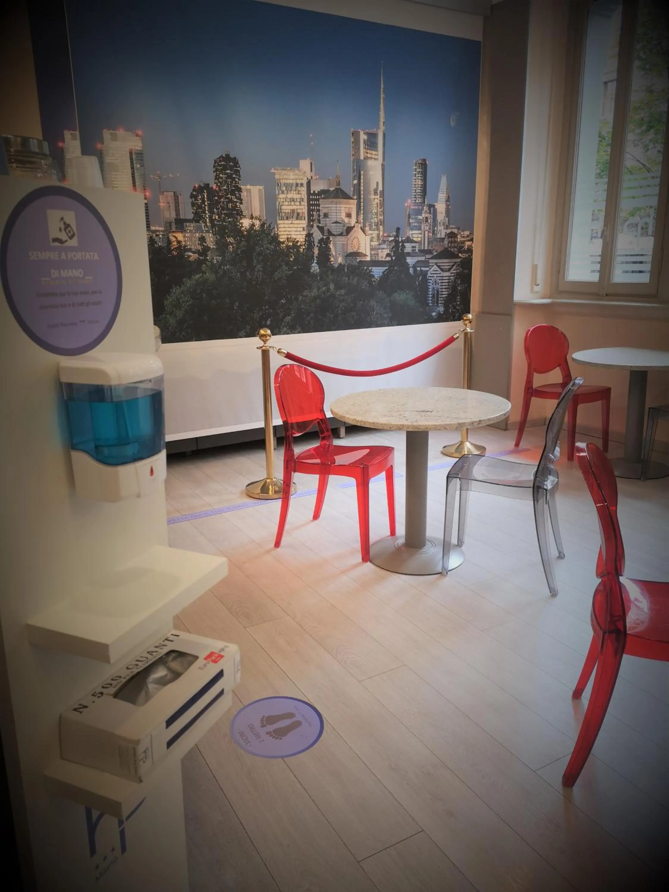 Food and drinks in Hotel Piacenza