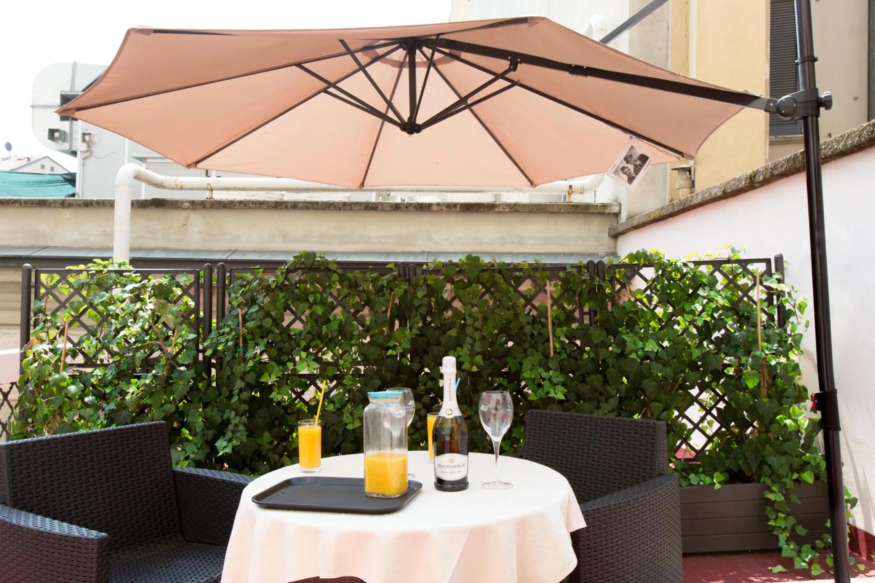 Balcony/Terrace in Hotel Piacenza