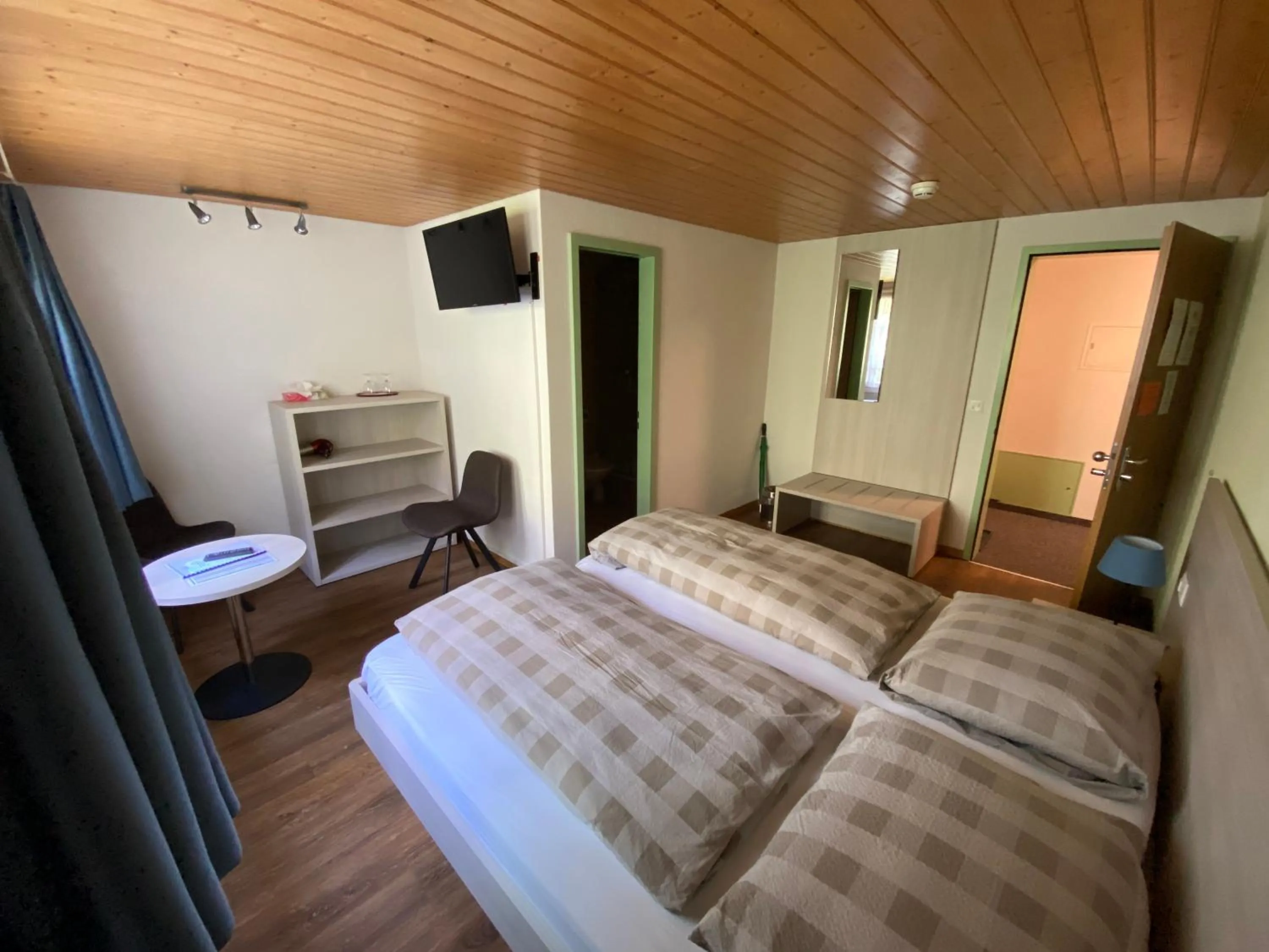 Bed in Hotel Steinbock