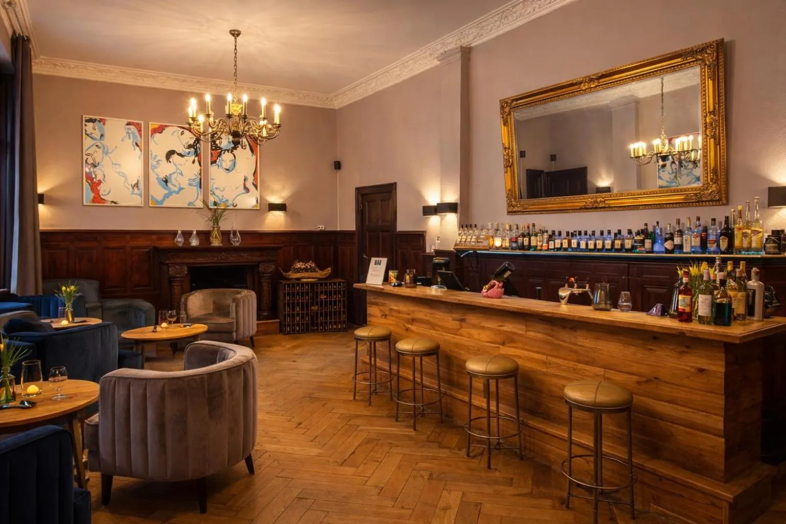 Lobby or reception in Romantik Hotel Schloss Reichenow