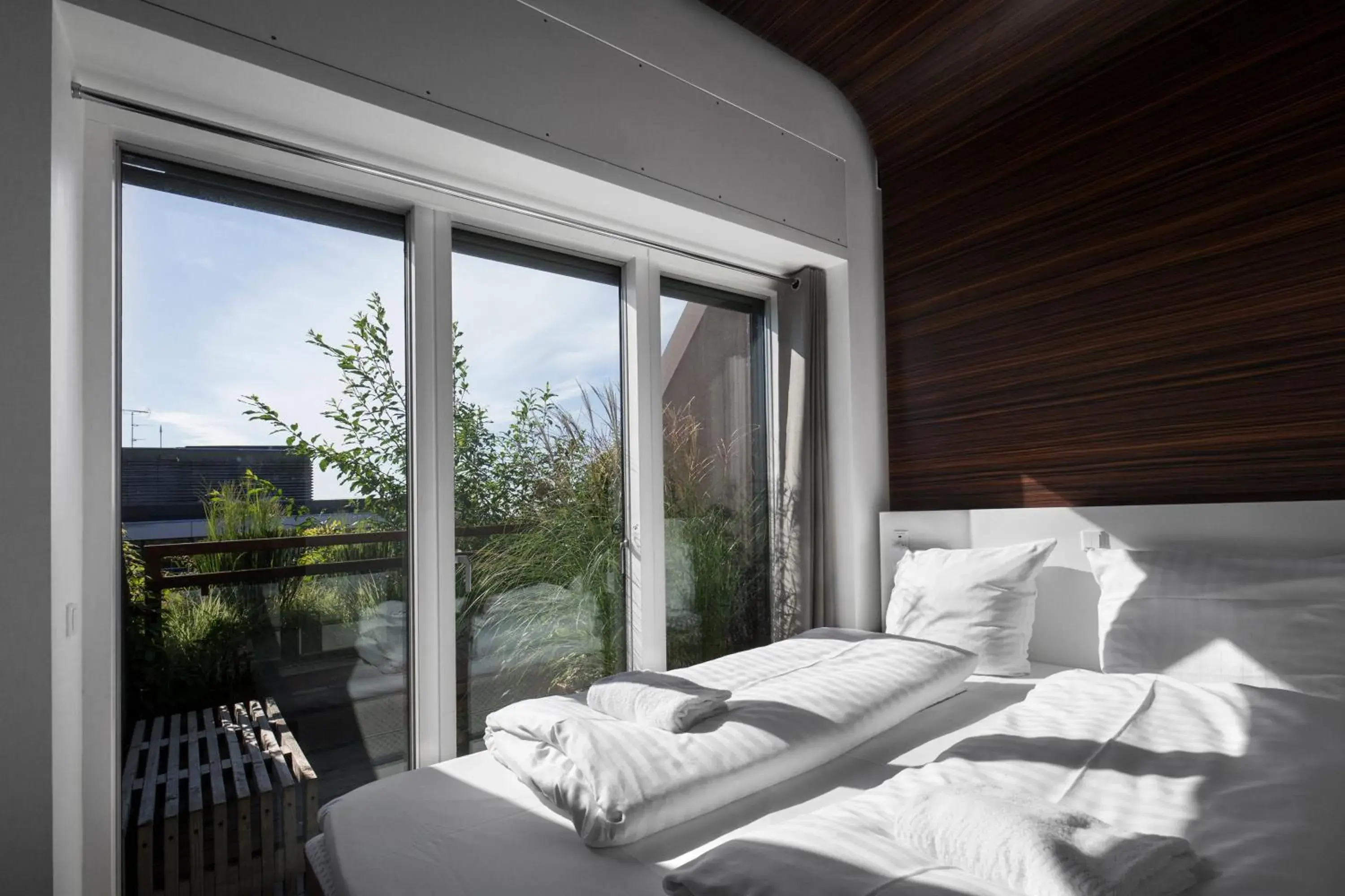Bed in Steel House Copenhagen Bed in Steel House Copenhagen