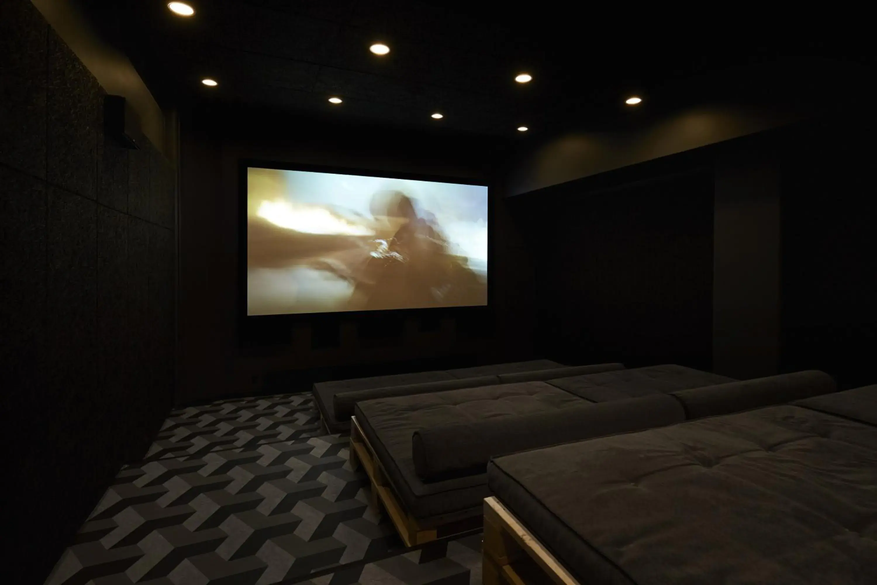 Evening entertainment, Bed in Steel House Copenhagen Evening entertainment, Bed in Steel House Copenhagen