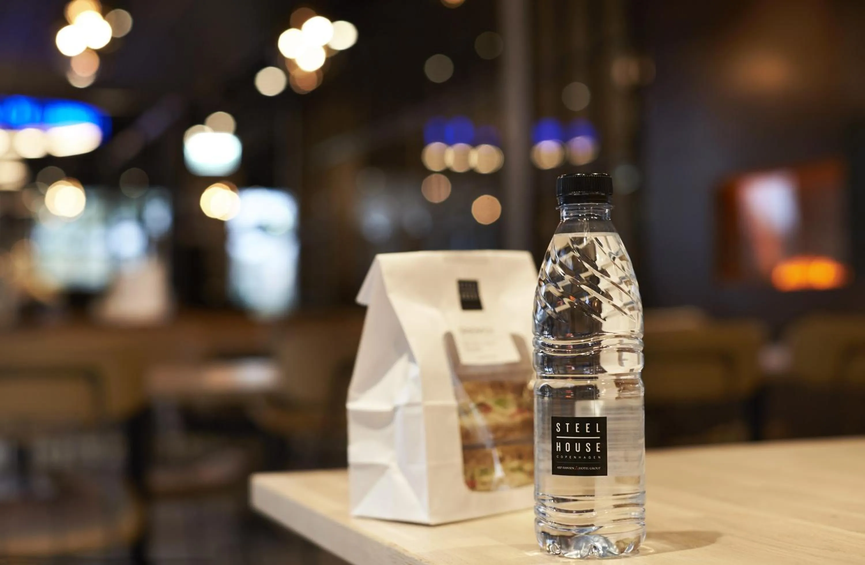 Food and drinks in Steel House Copenhagen