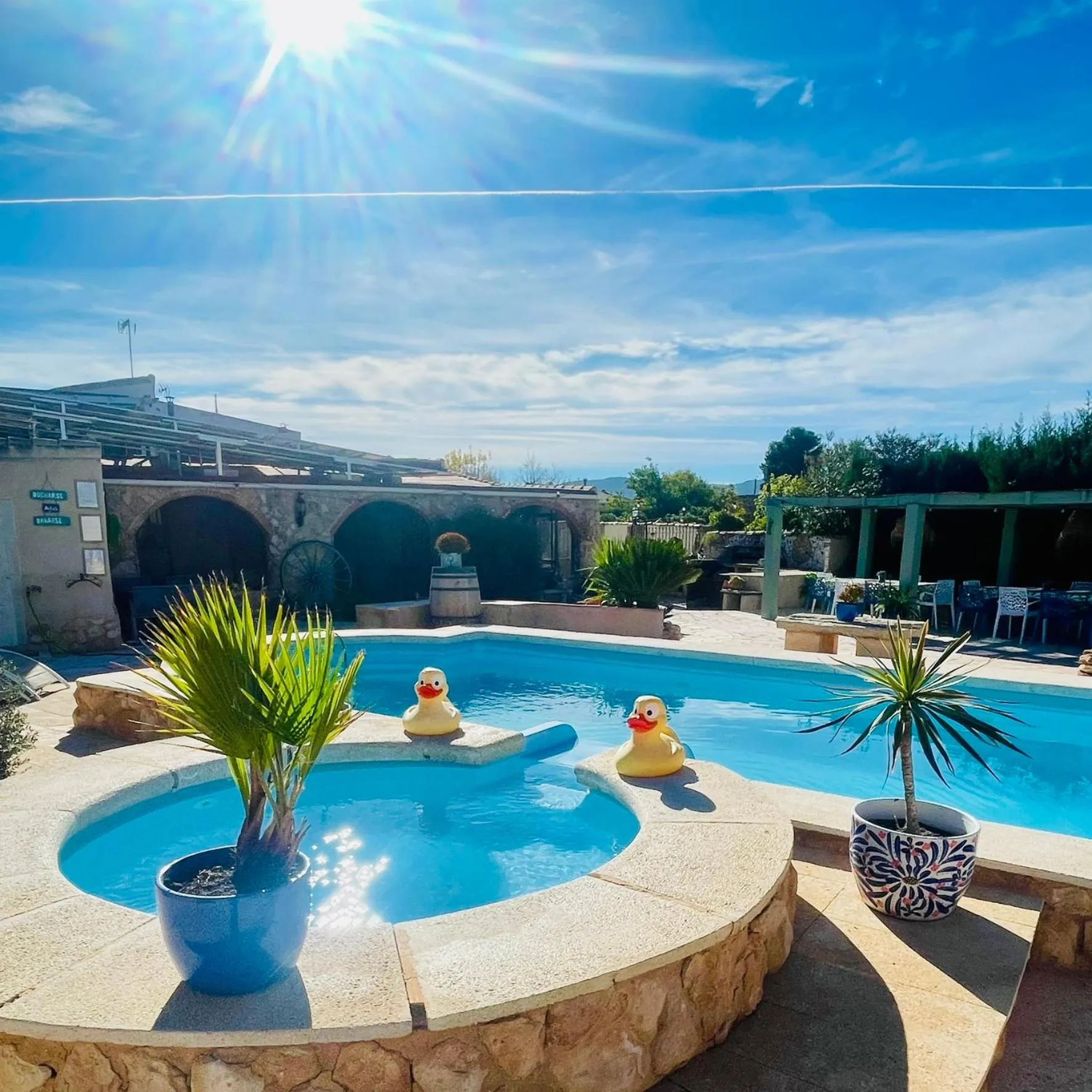 Pool view in Casa Rural Ubeda - B&B - Pinoso-Alicante