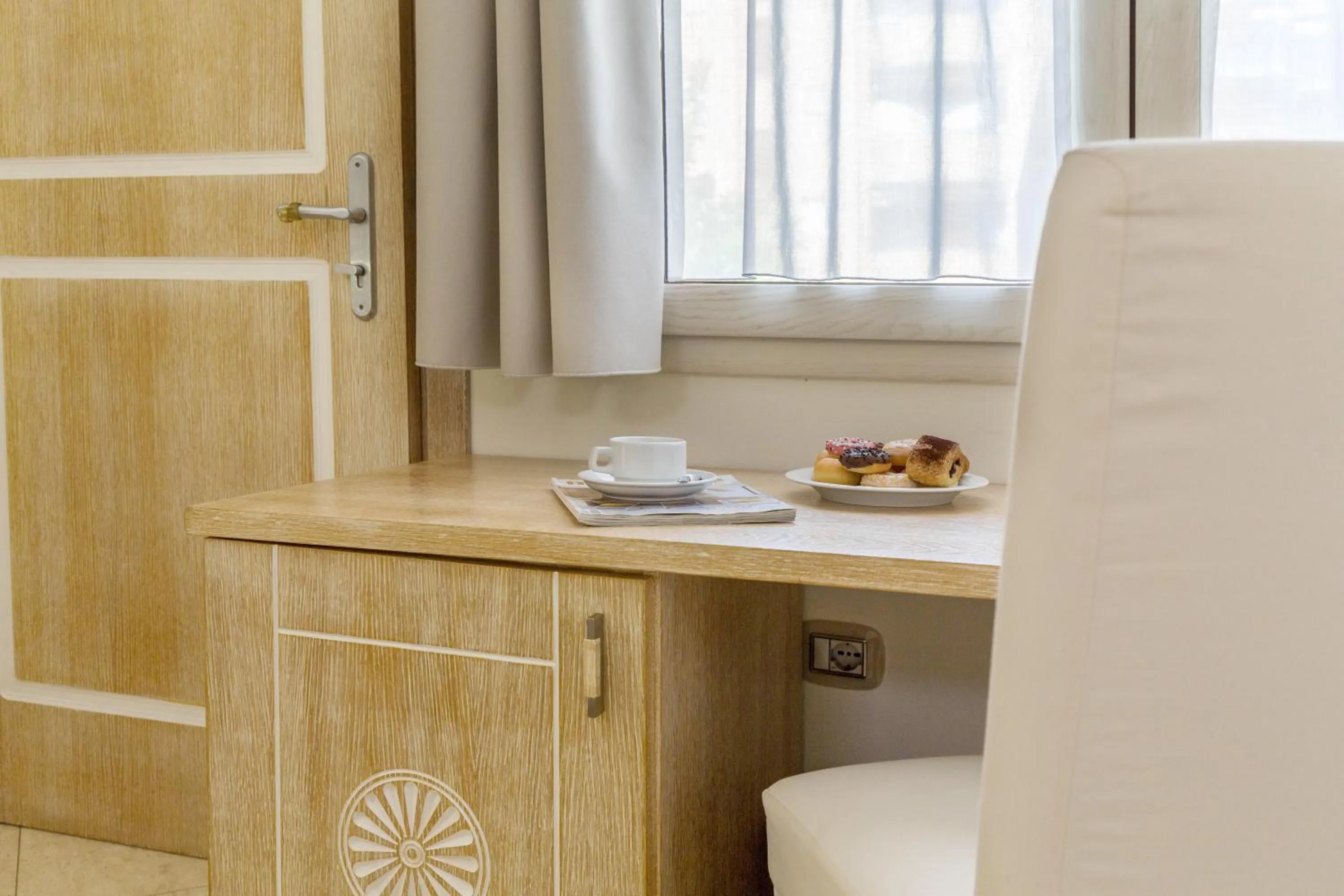 Decorative detail in Hotel Domomea