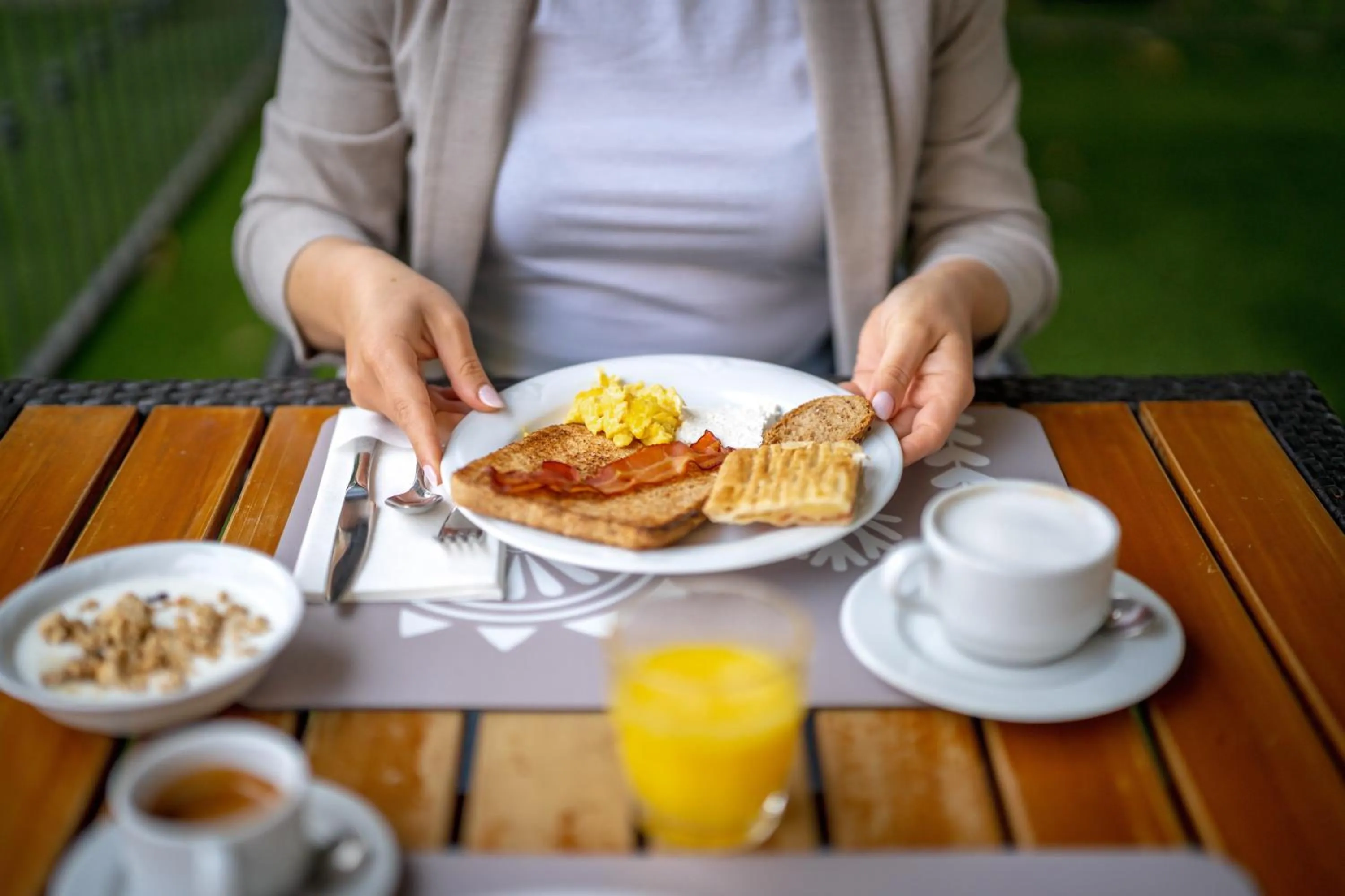 Breakfast in Hotel Domomea