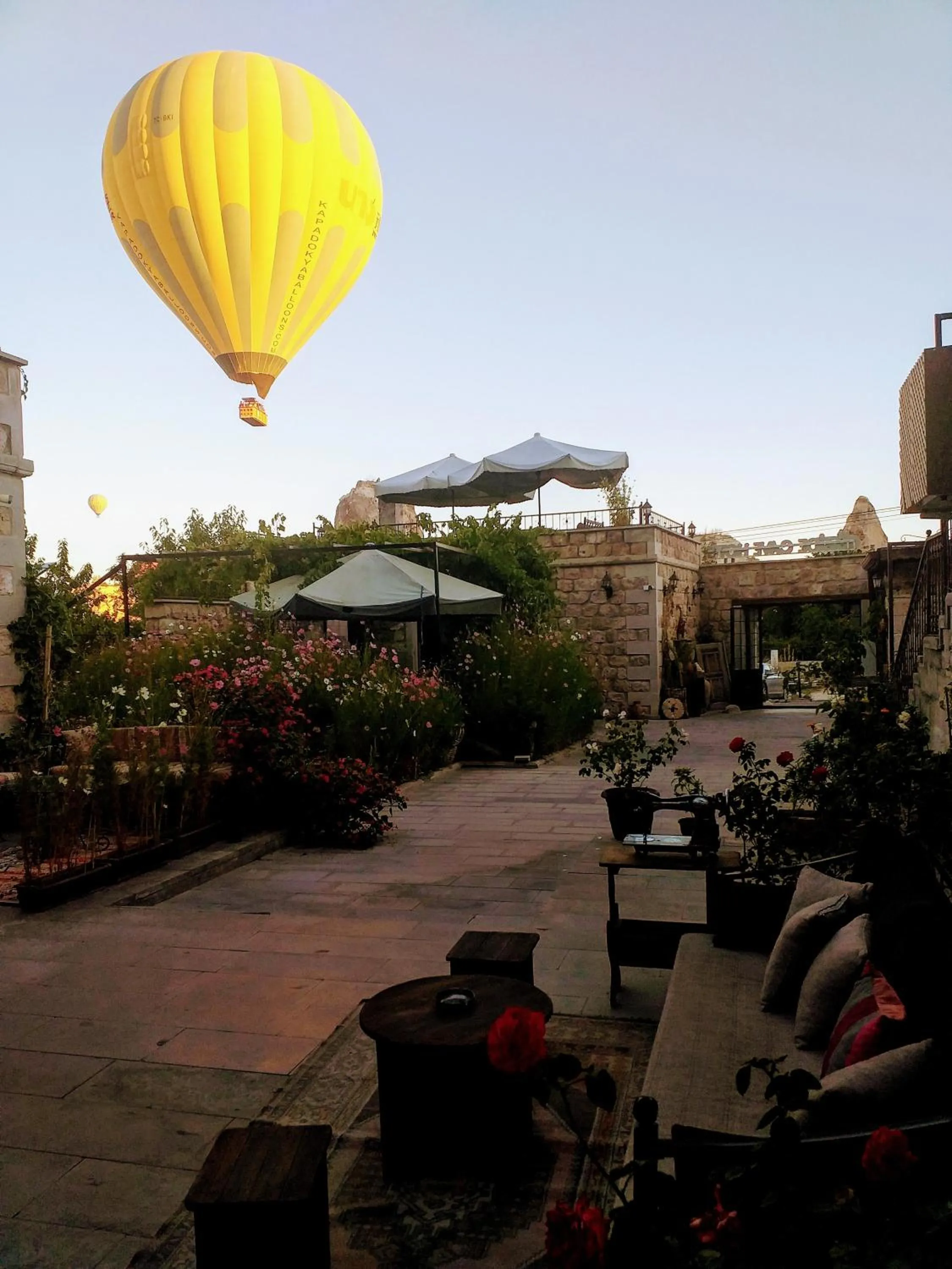Garden in Guzide Cave Hotel