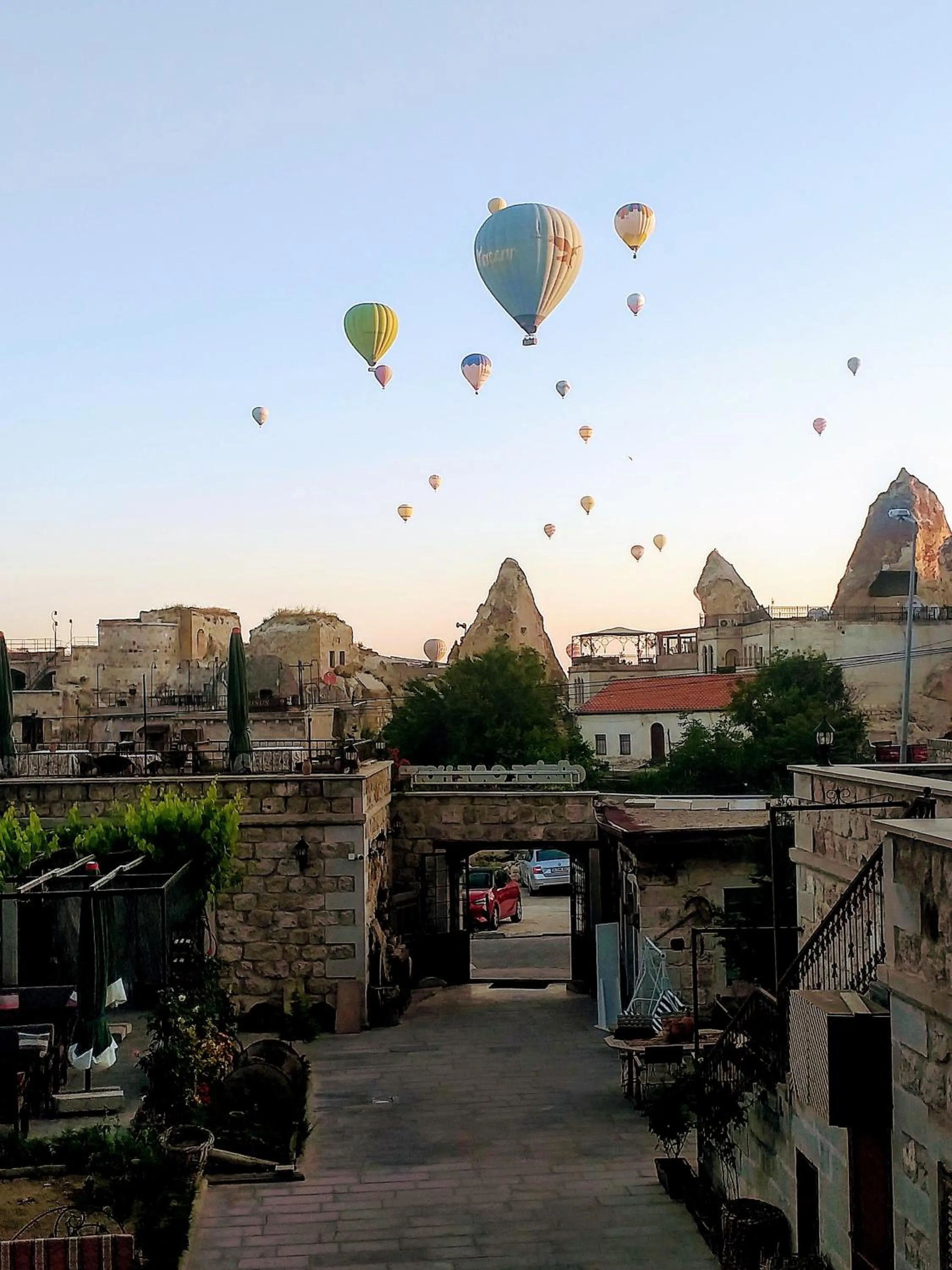 Balcony/Terrace in Guzide Cave Hotel