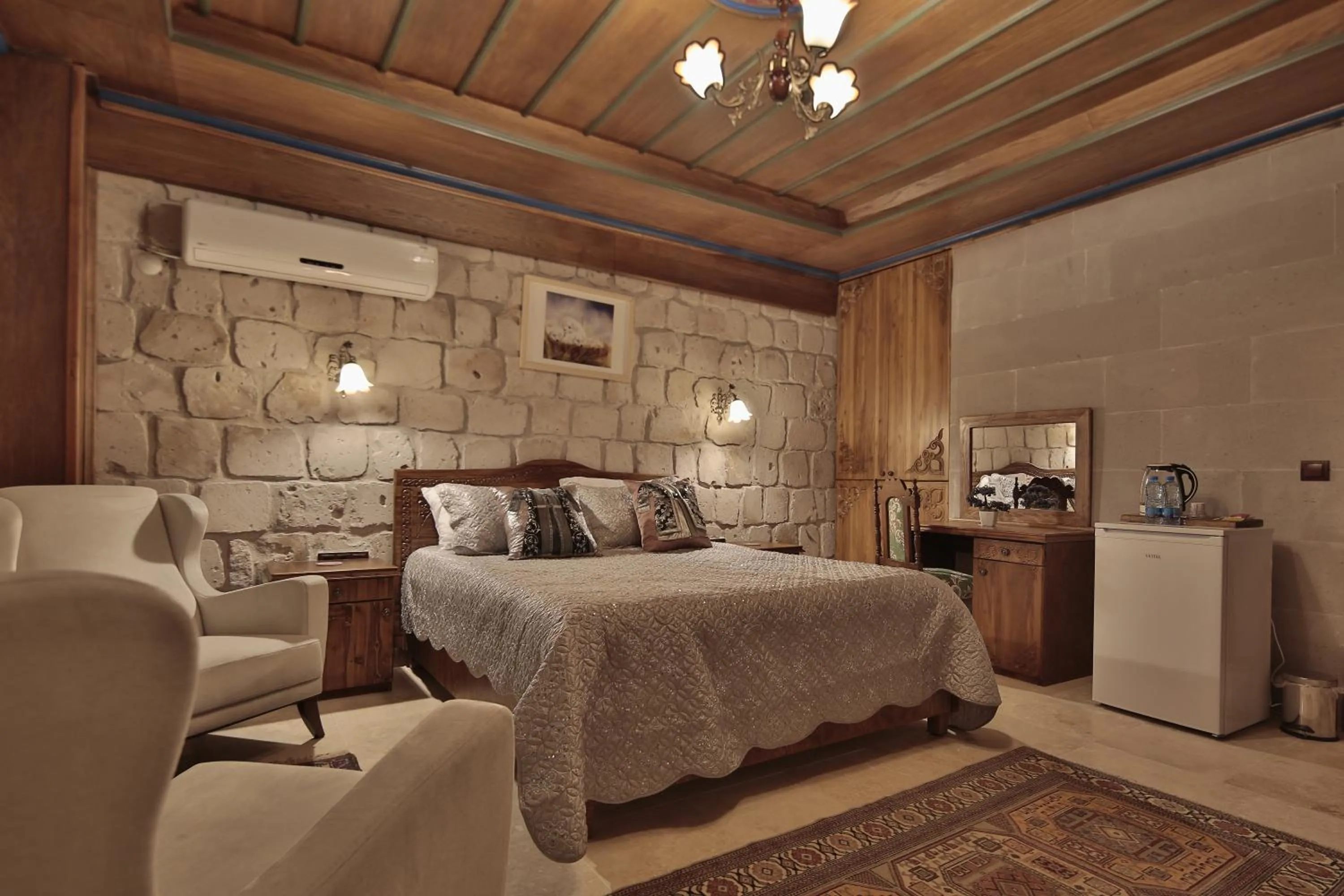 Bed in Guzide Cave Hotel