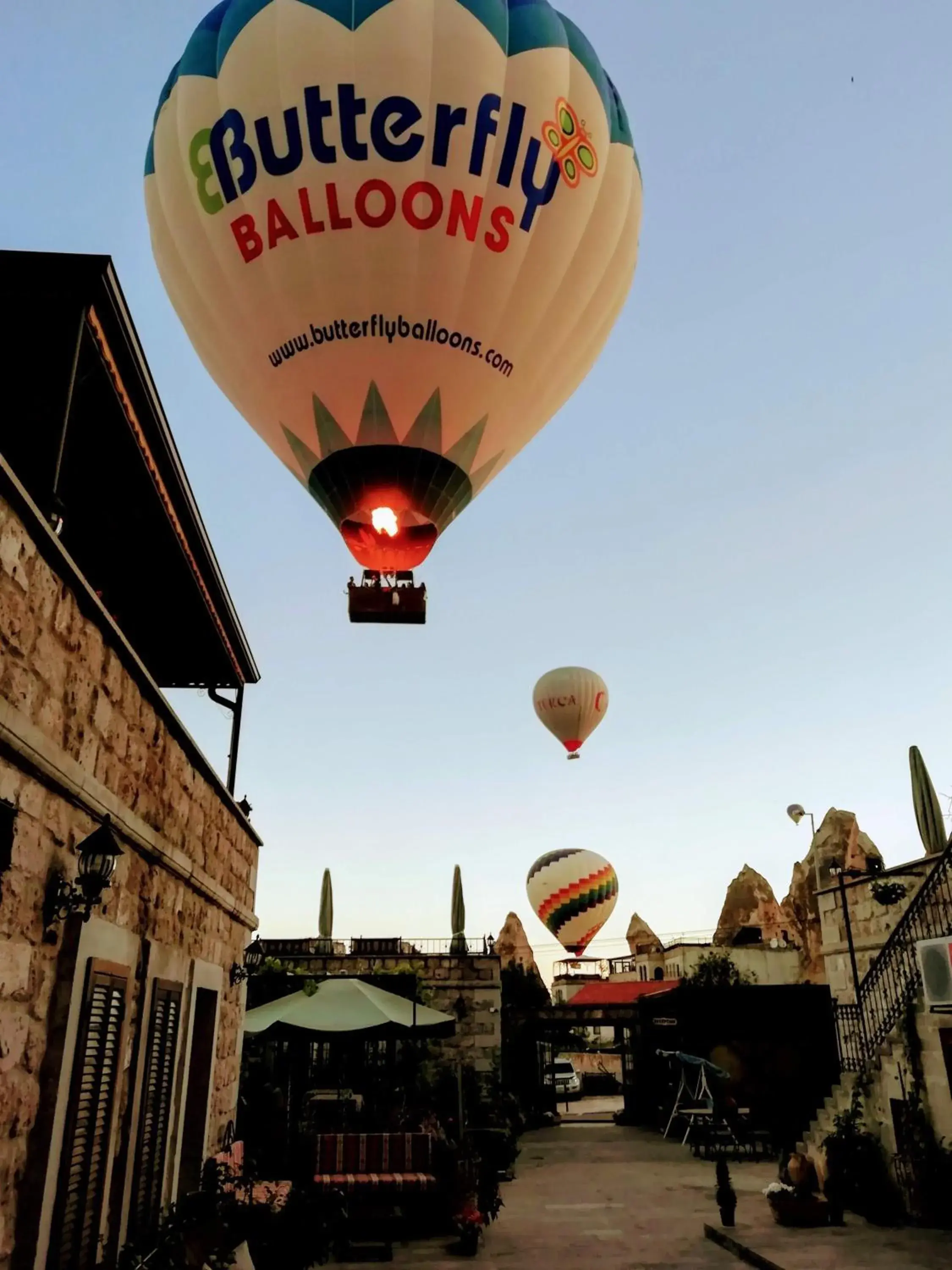 Deluxe Triple Stone Room with Courtyard View in Guzide Cave Hotel Deluxe Triple Stone Room with Courtyard View in Guzide Cave Hotel